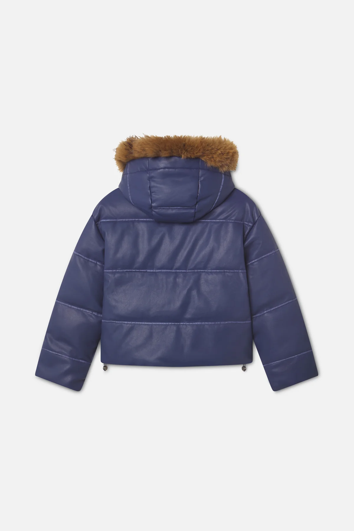 Raw Royal Blue Puffer Jacket - Image 3