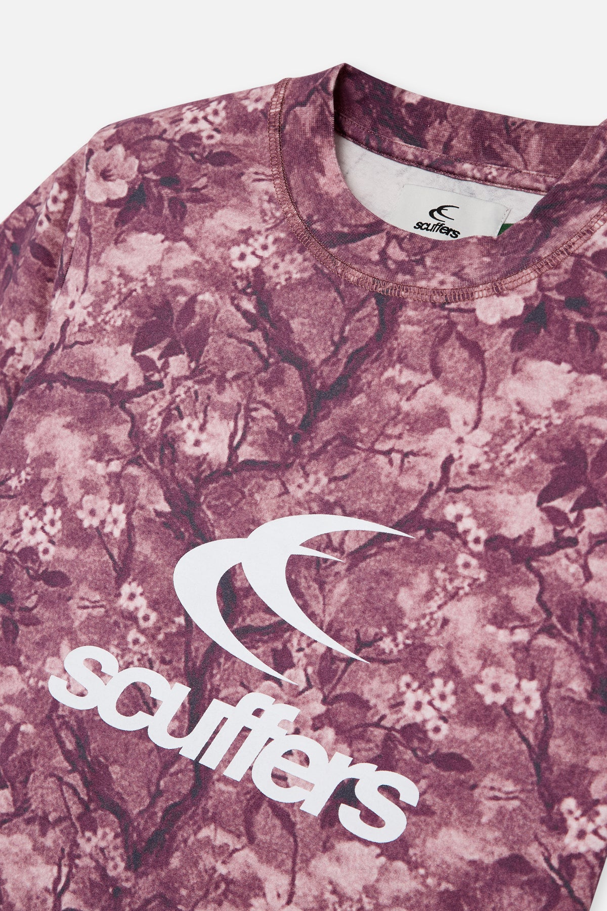Real Flower Burgundy Fitted T-Shirt - Image 7