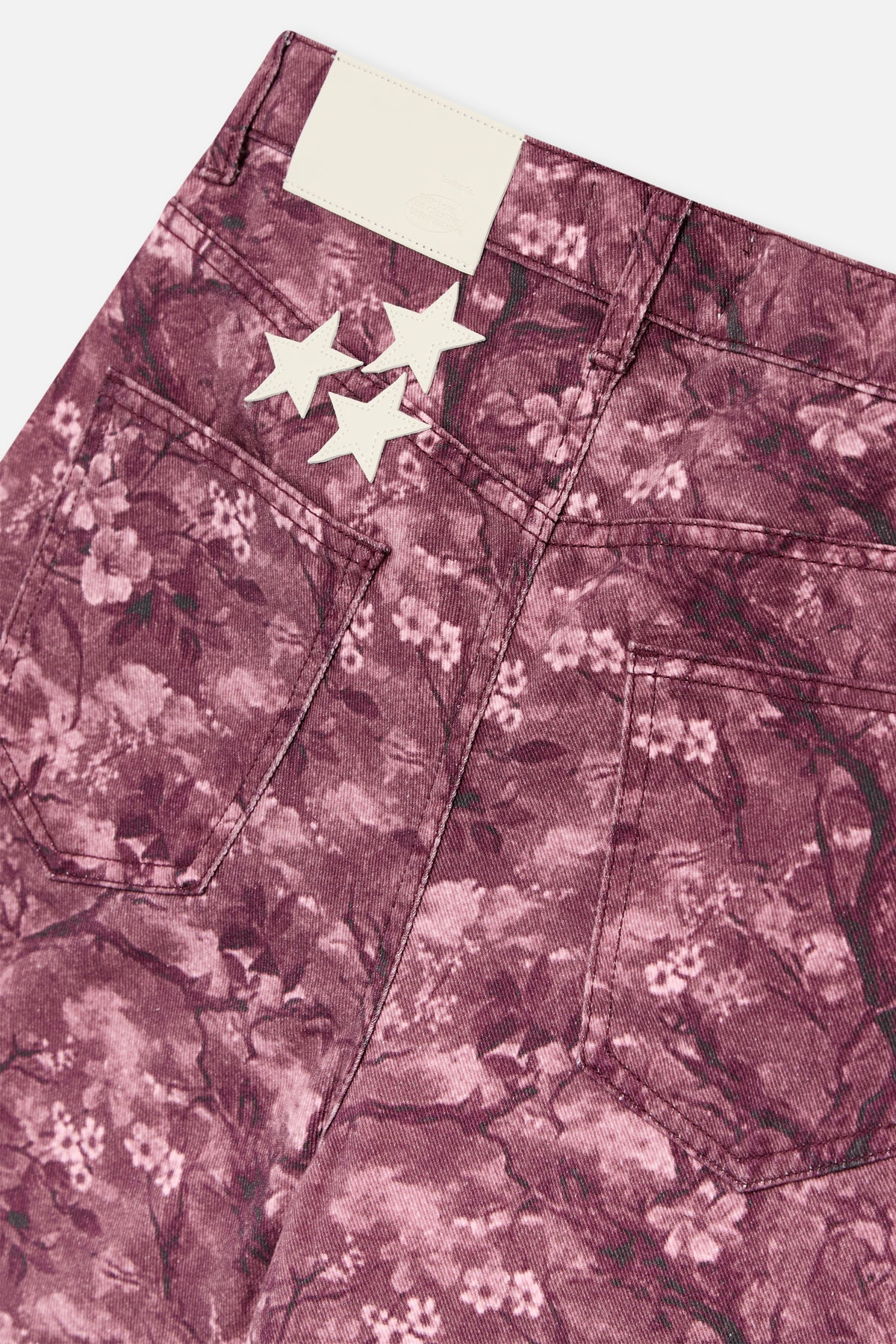 Real Flower Burgundy Jumbo Shorts - Image 11