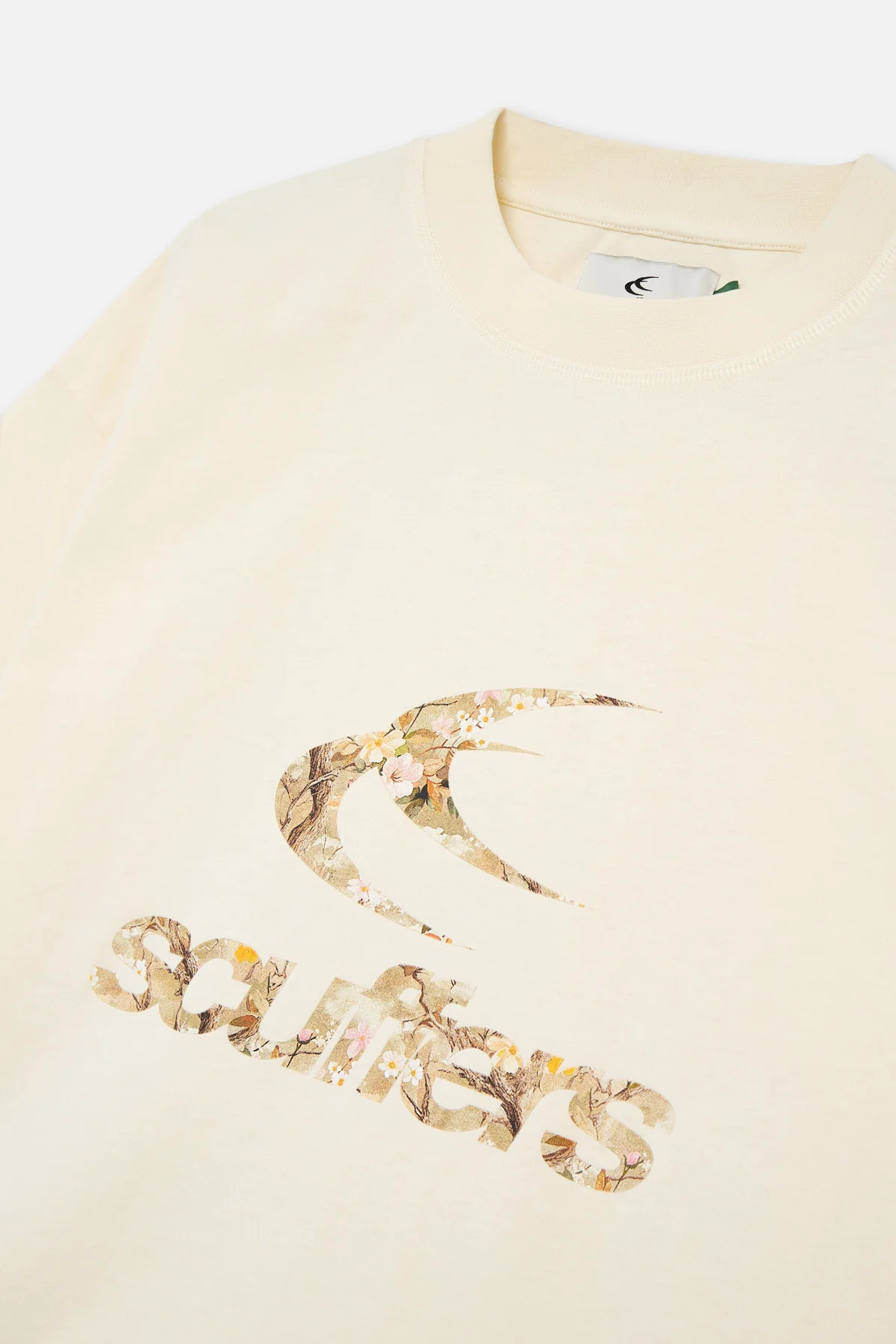 Real Flower Ecru T-Shirt - Image 8