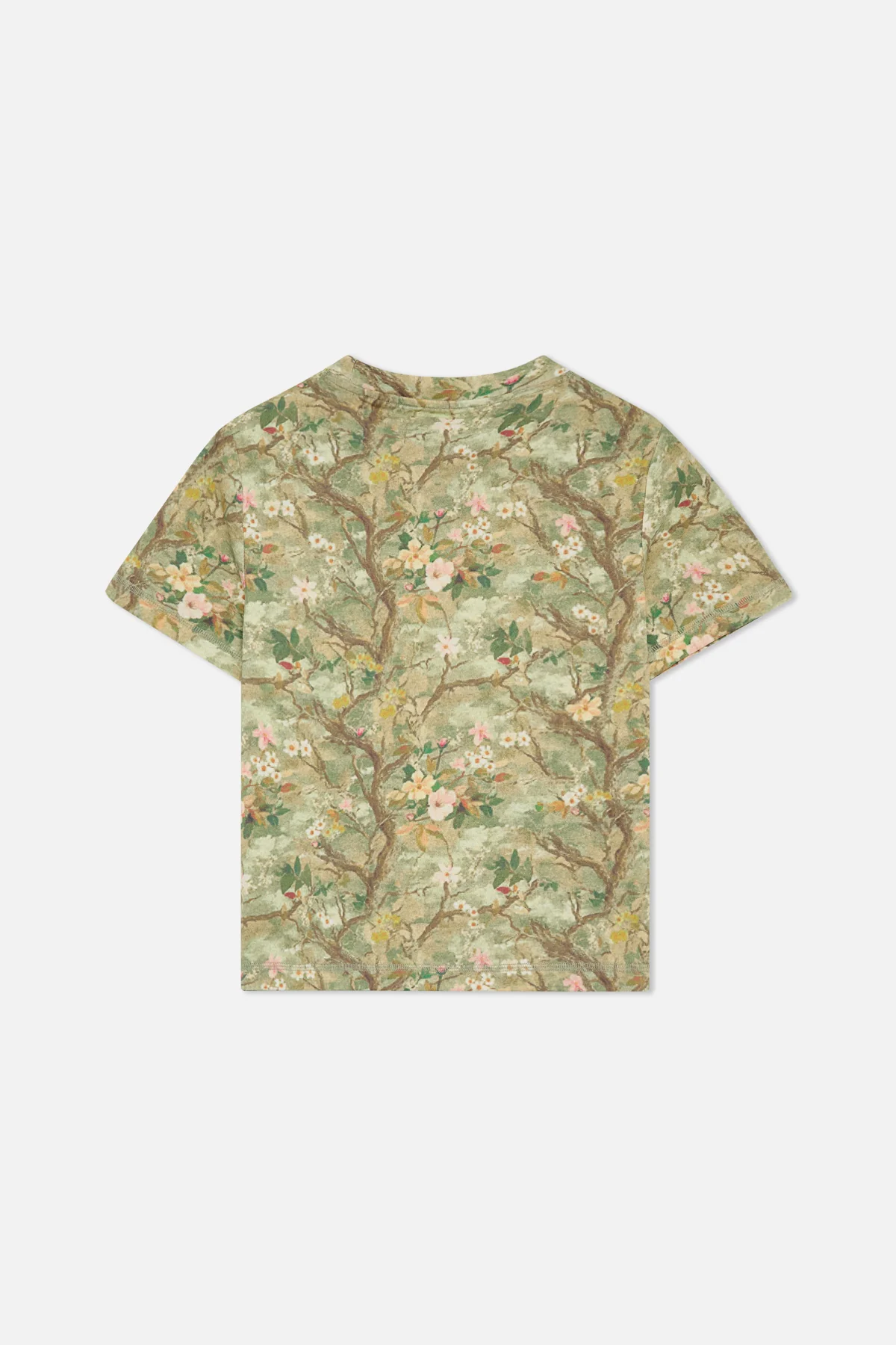 Real Flower Fitted T-Shirt - Image 3
