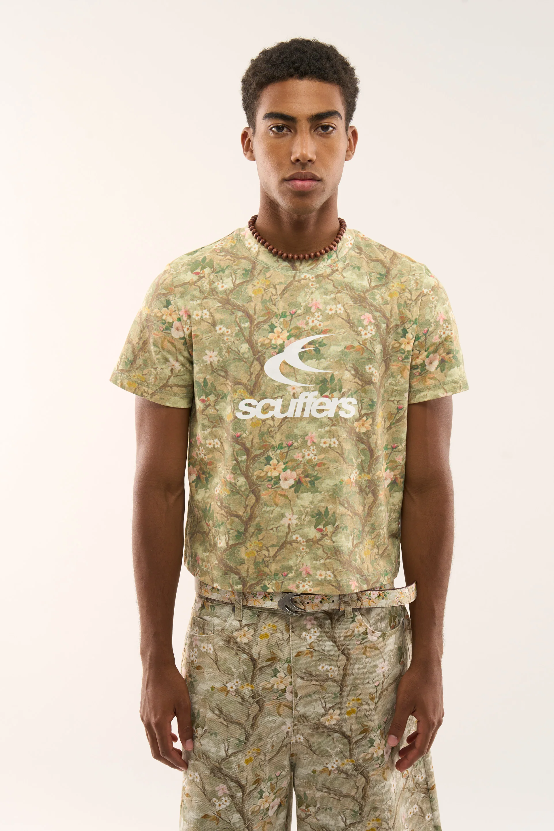 Real Flower Fitted T-Shirt - Image 4
