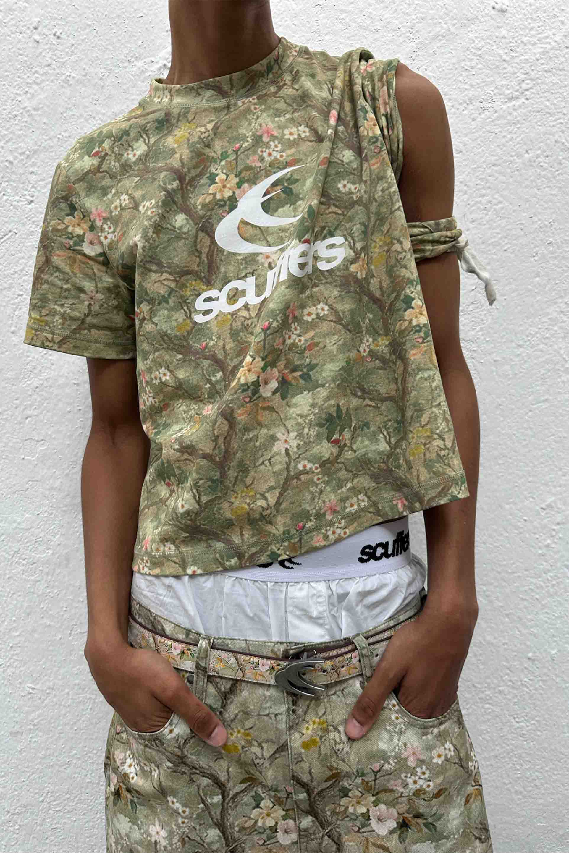 Real Flower Fitted T-Shirt - Image 5