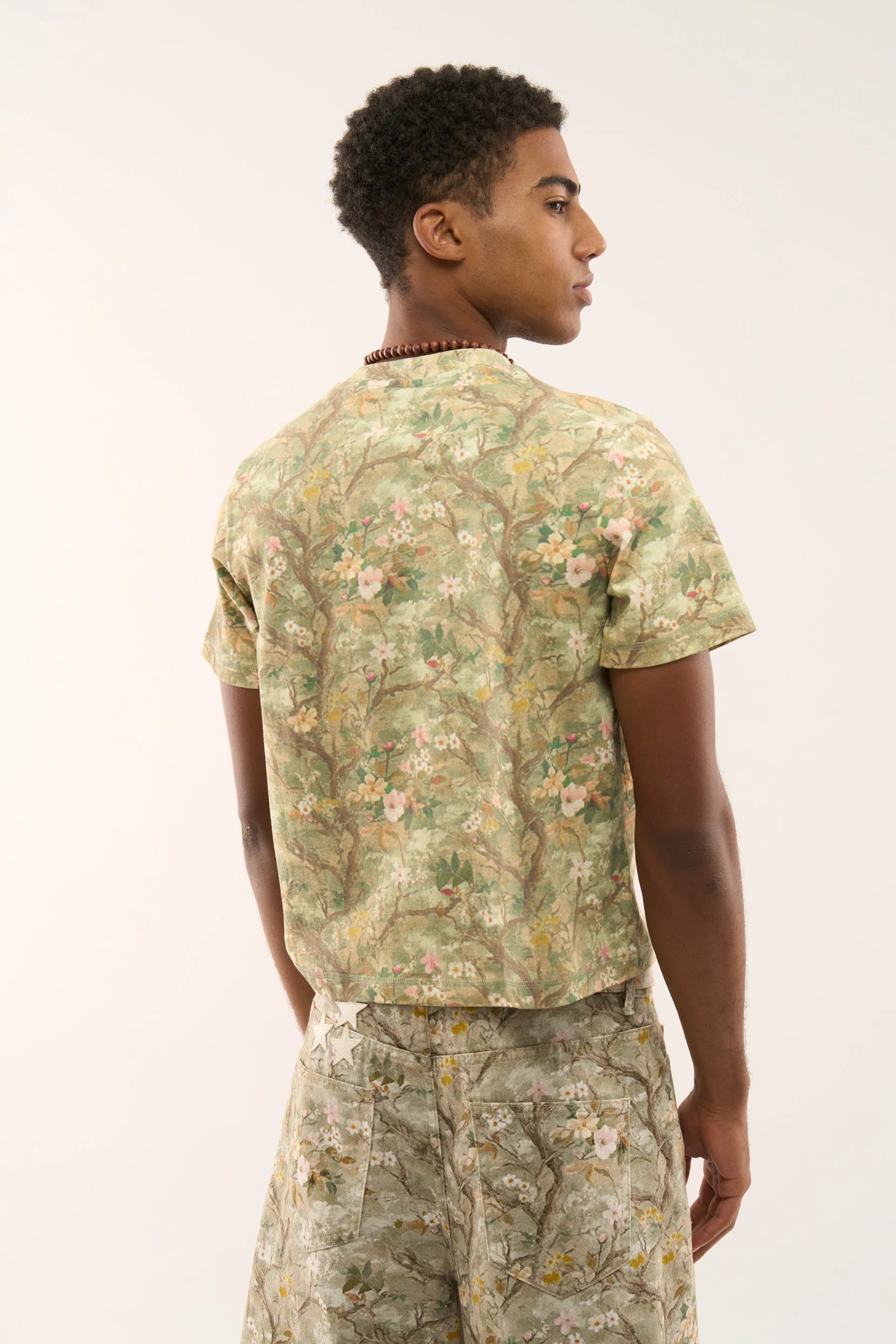 Real Flower Fitted T-Shirt - Image 7