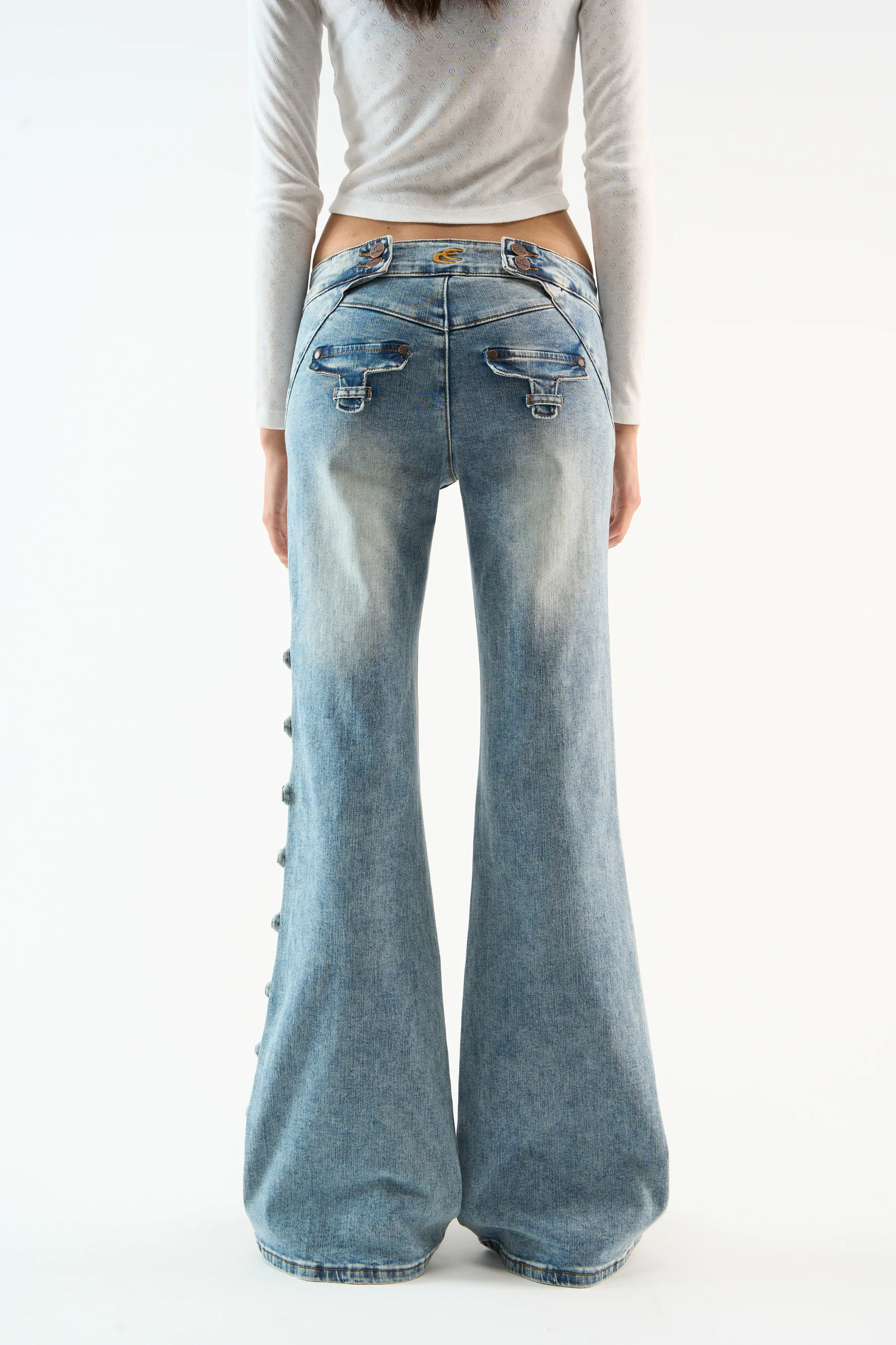 Rider Blue Denim Pants - Image 6