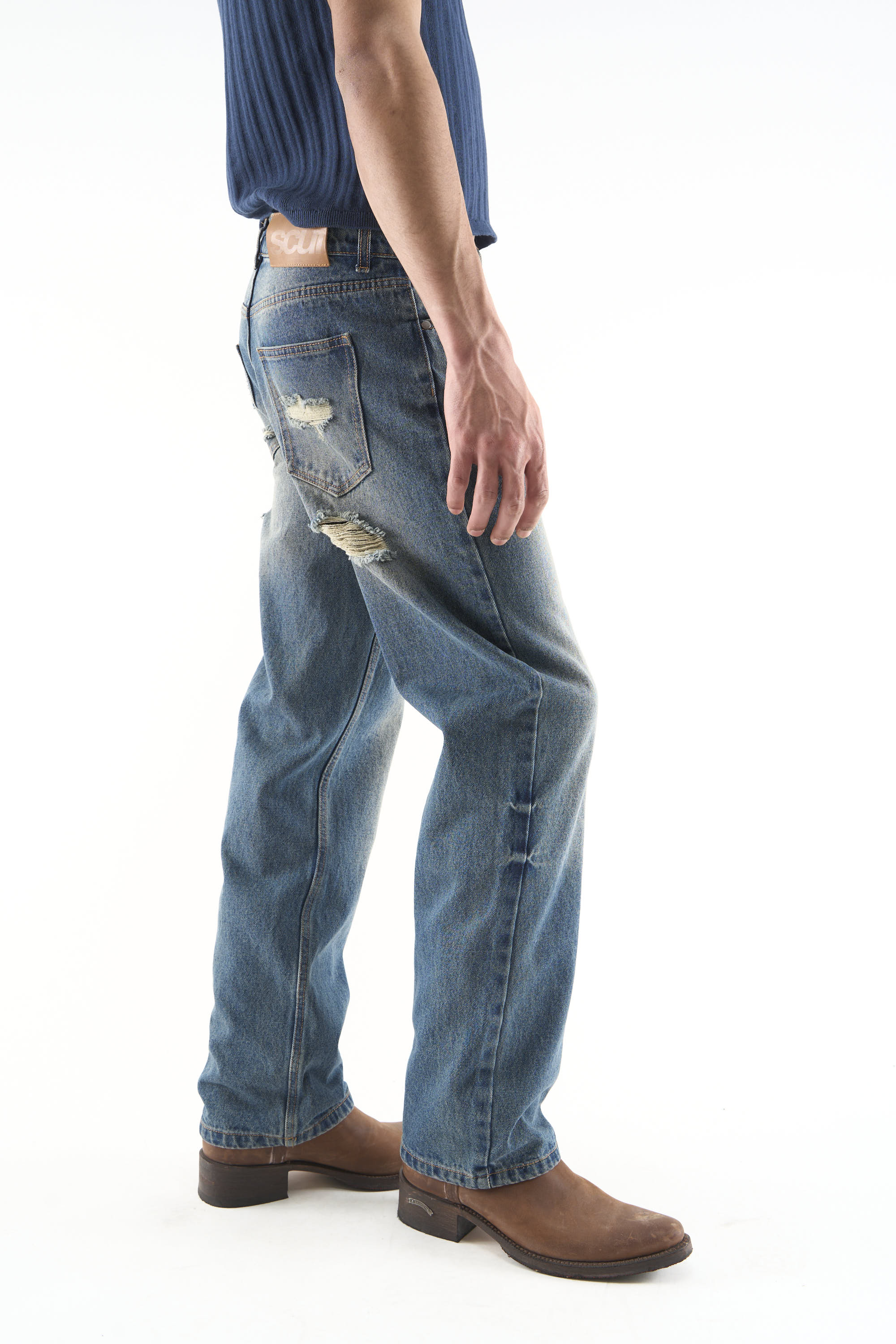 Roll Dark Blue Pants - Image 4