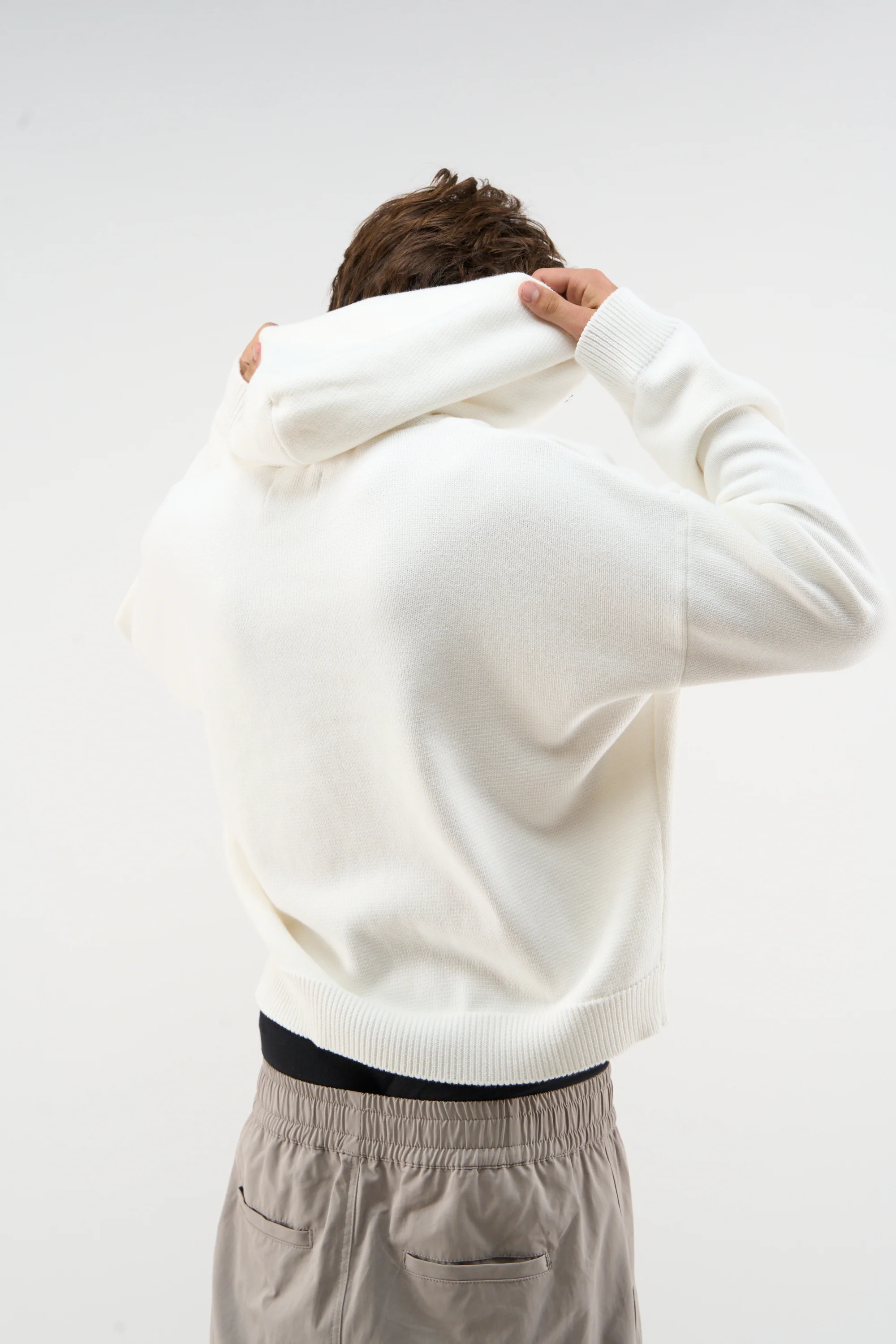 Rolly White Knit Zipper - Image 4