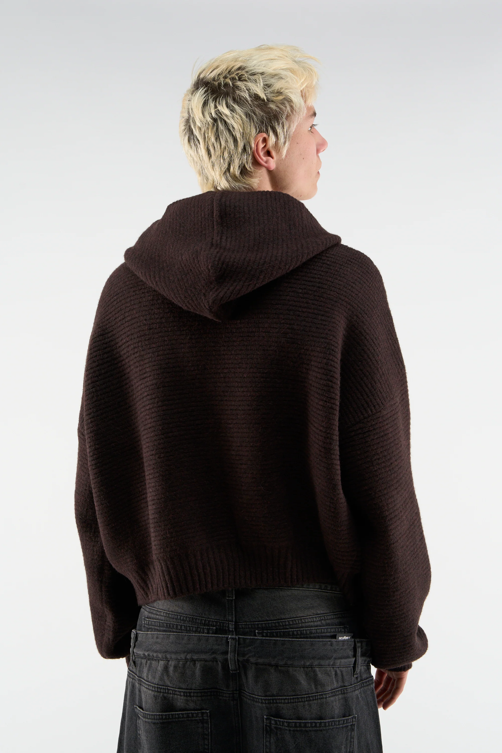 Roots Brown Knit Zipper - Image 4