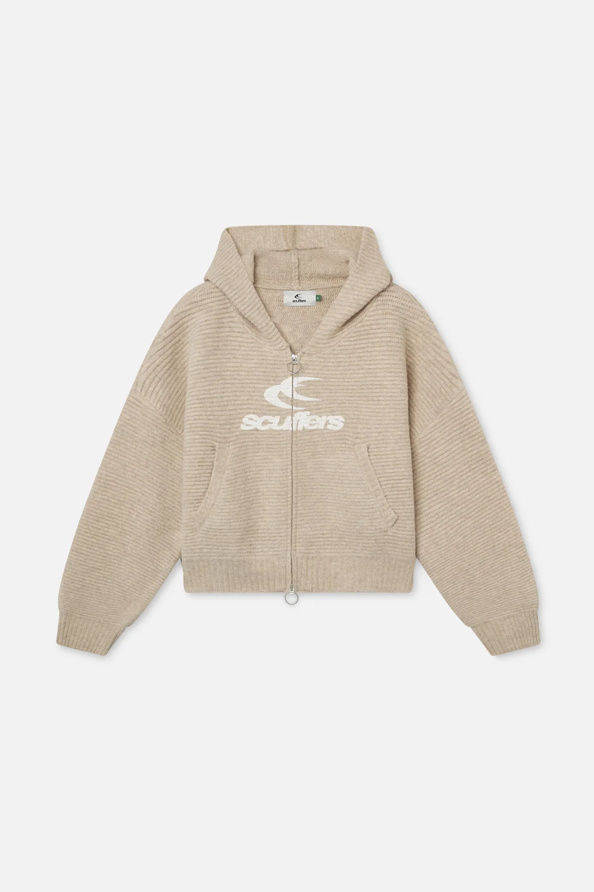Roots Ecru Knit Zipper - Image 2