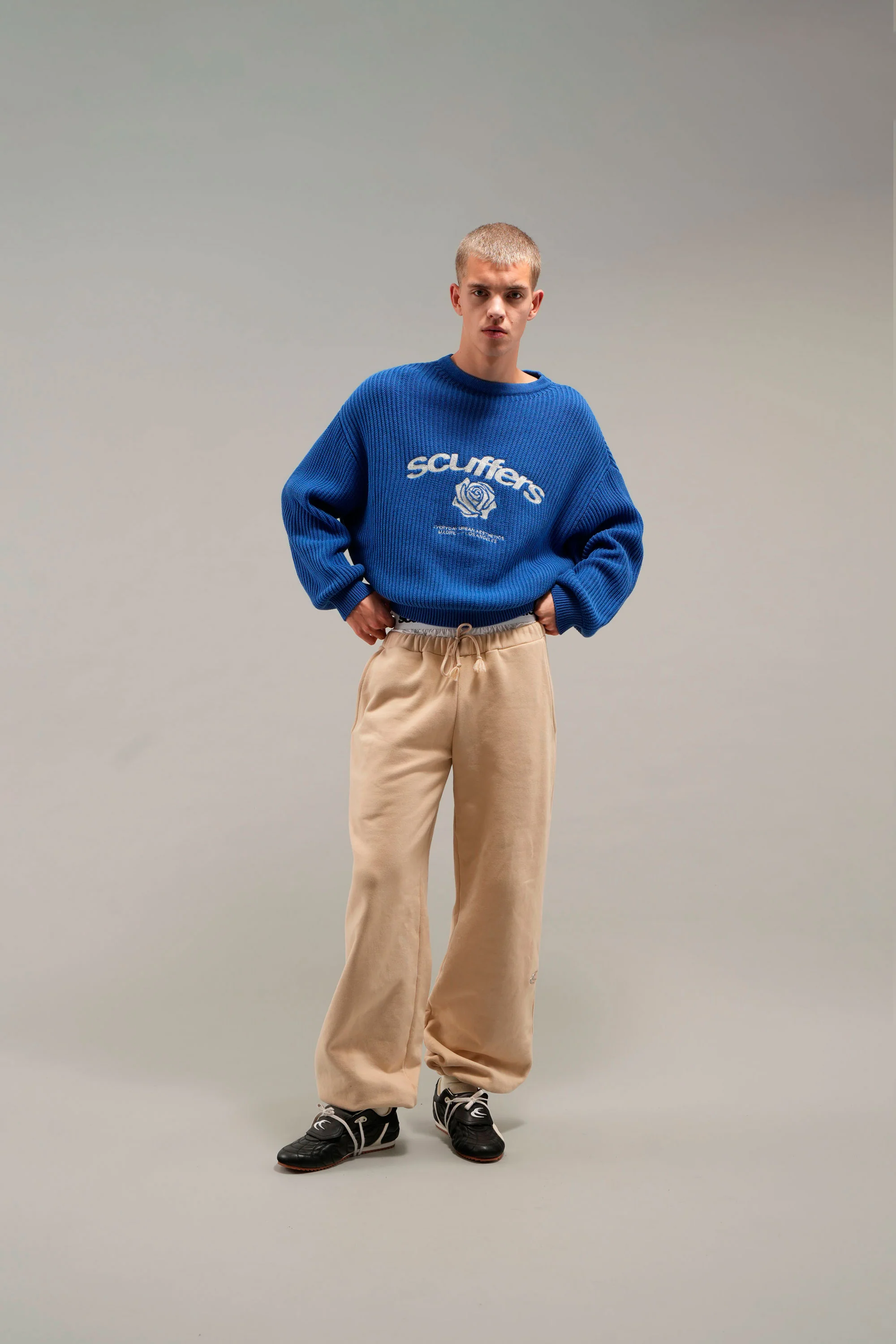 Rose Royal Blue Knit - Image 2