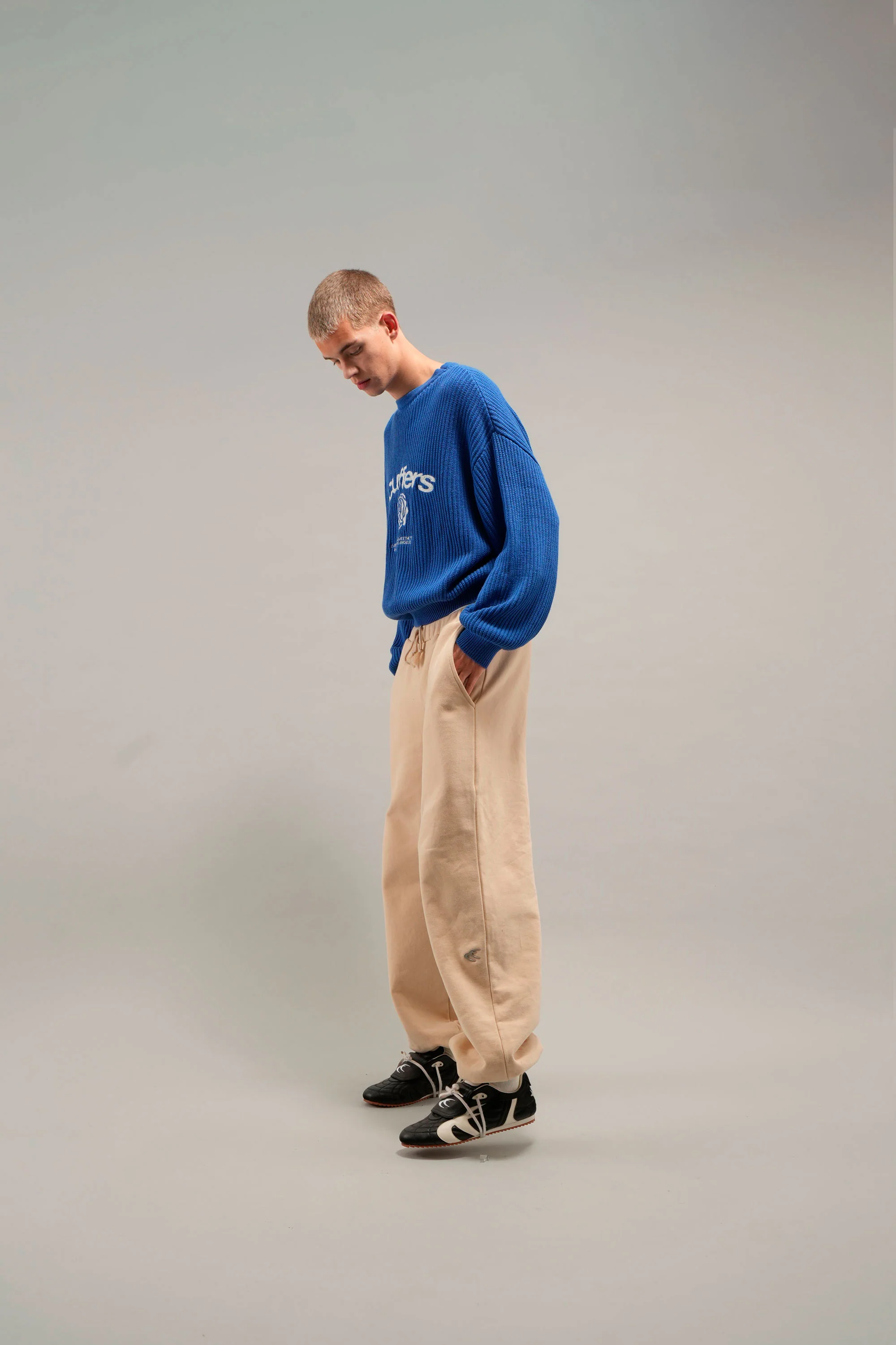 Rose Royal Blue Knit - Image 4