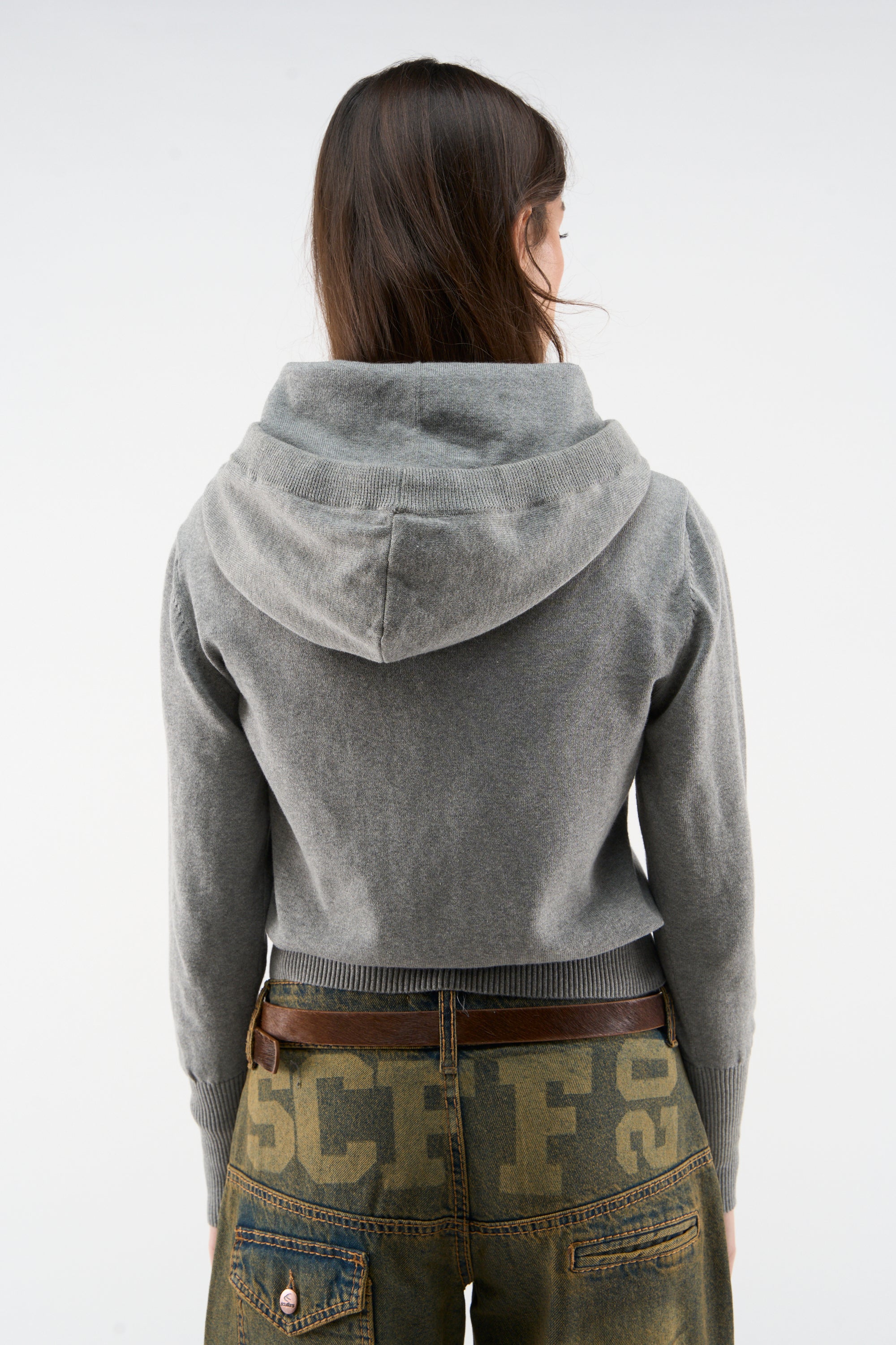 Route Light Grey Knit Zipper - Image 3