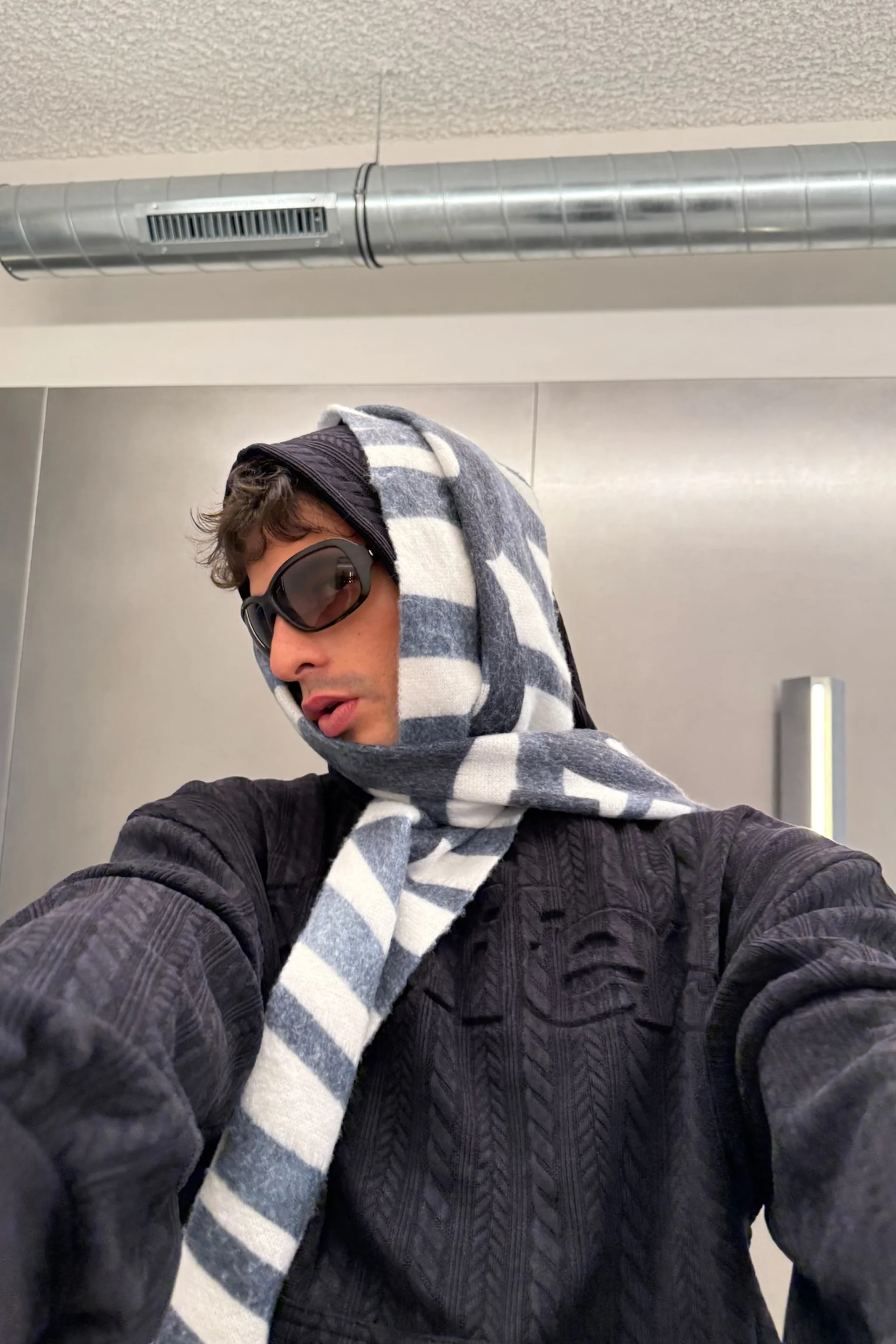 Safari Grey Scarf - Image 2