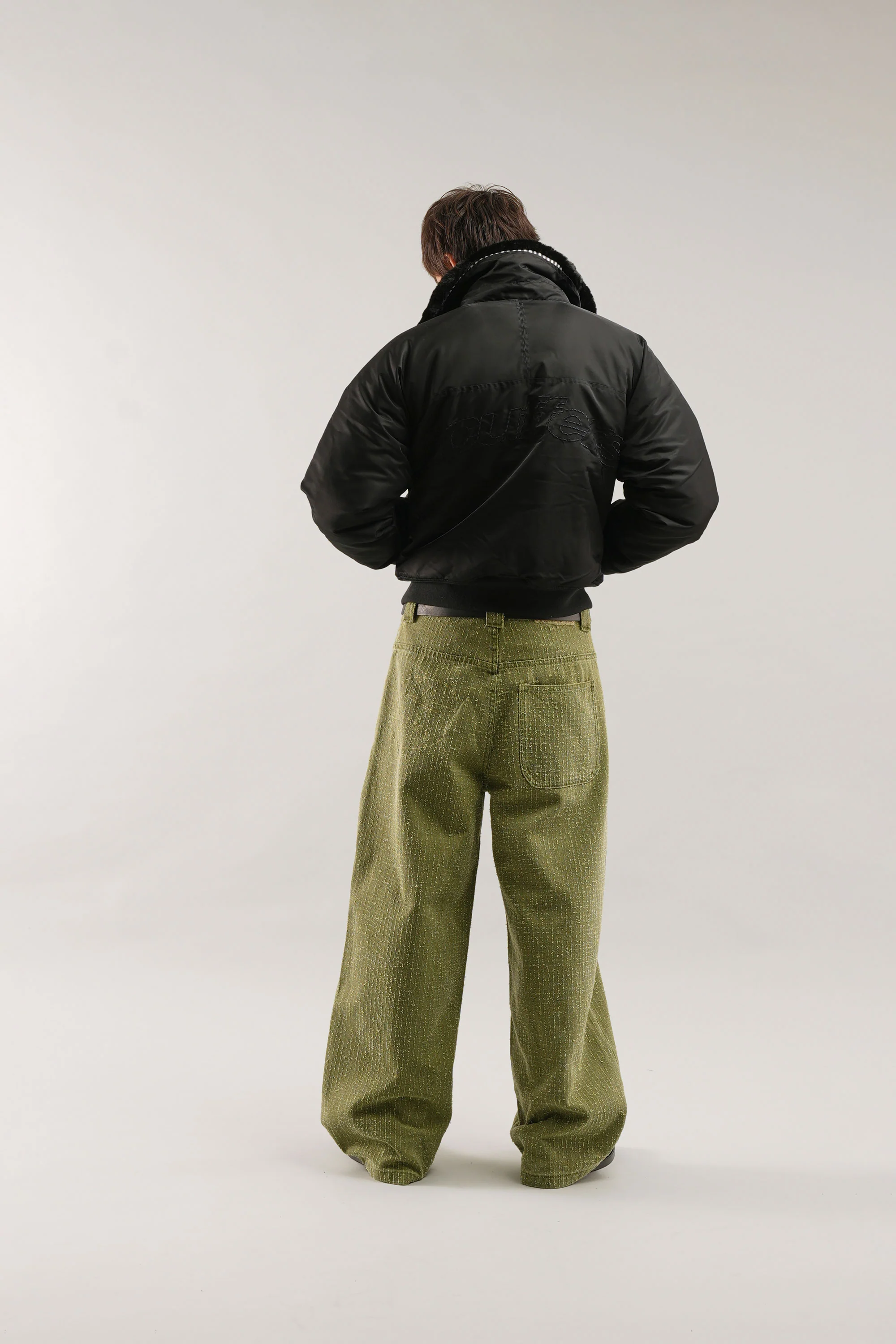SCFF Black Bomber Jacket - Image 7