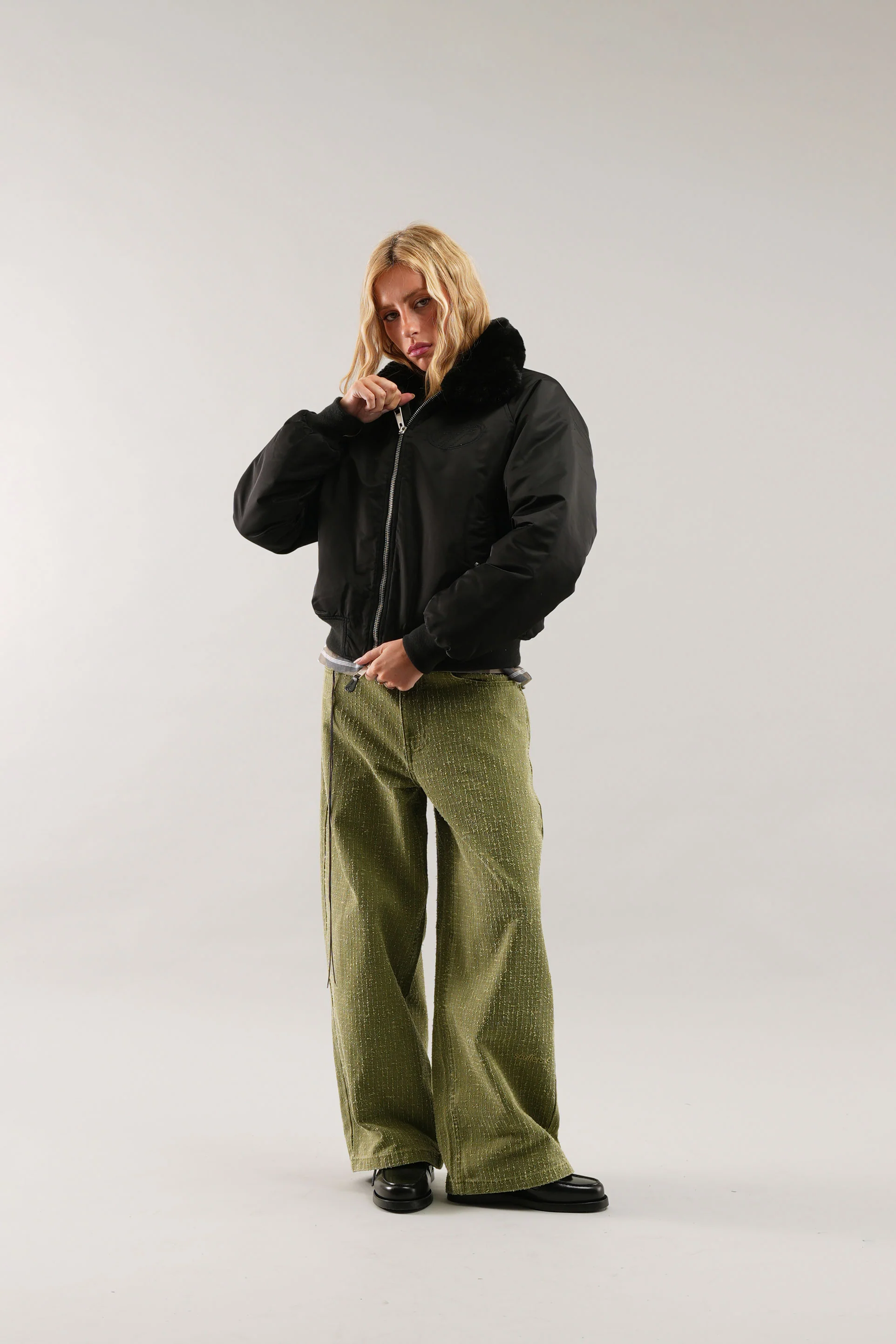 SCFF Black Bomber Jacket - Image 9