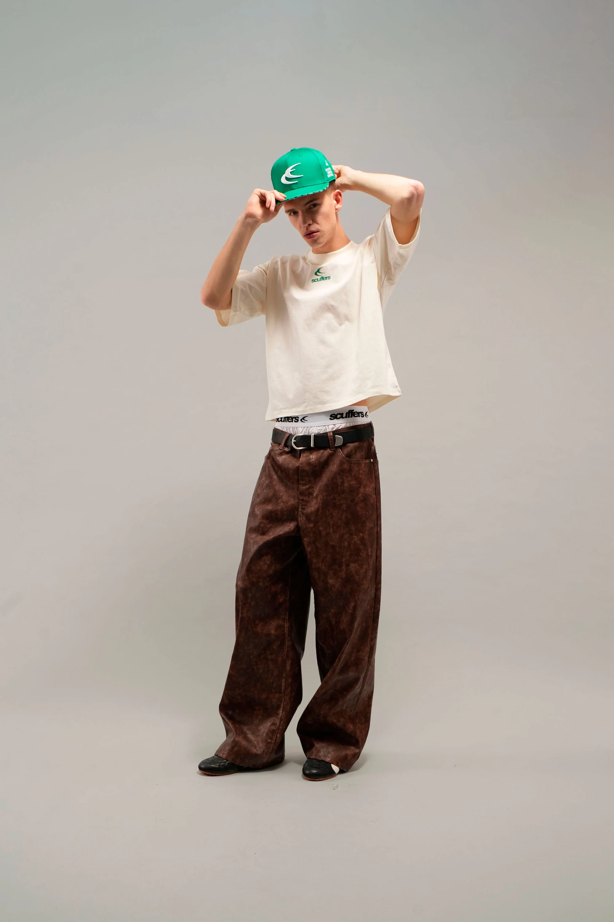 SCFF Fitted Green Cap - Image 6
