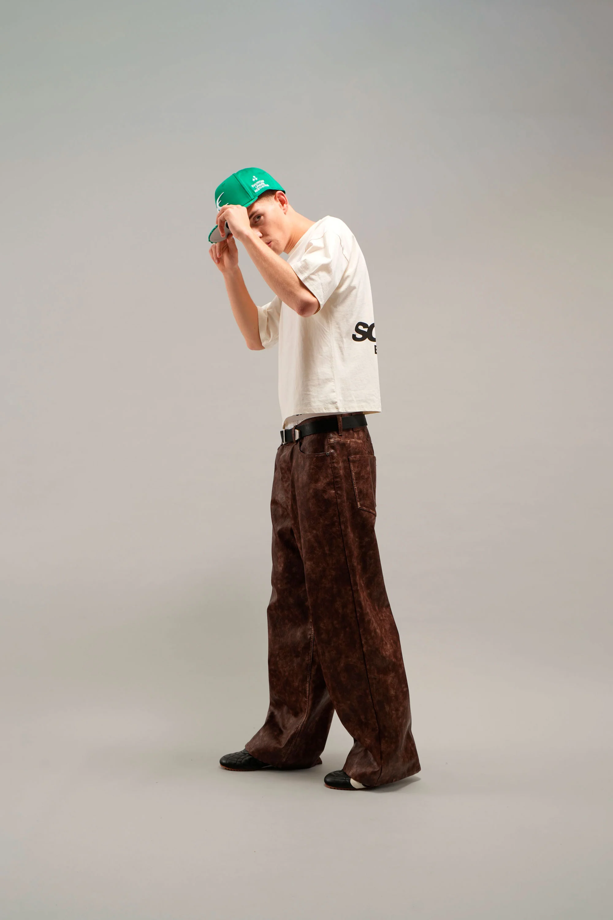 SCFF Fitted Green Cap - Image 8