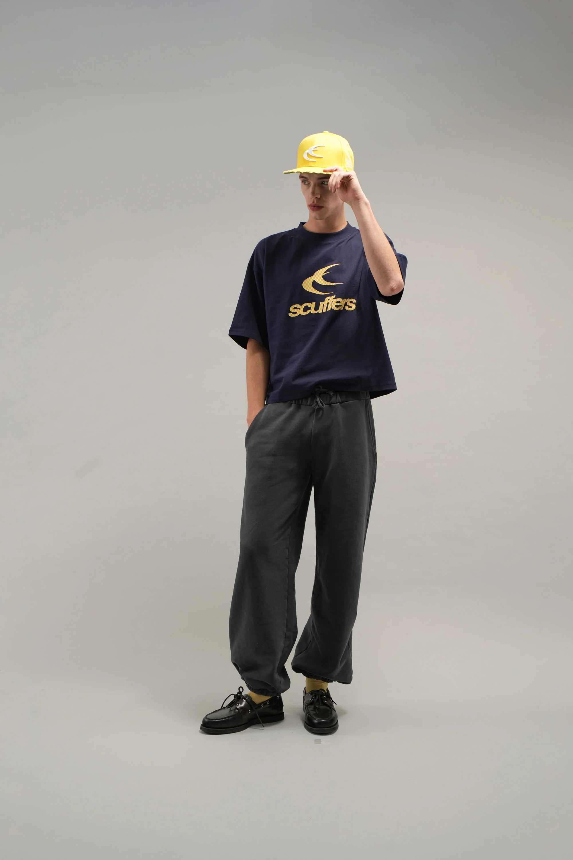 SCFF Fitted Yellow Cap - Image 2