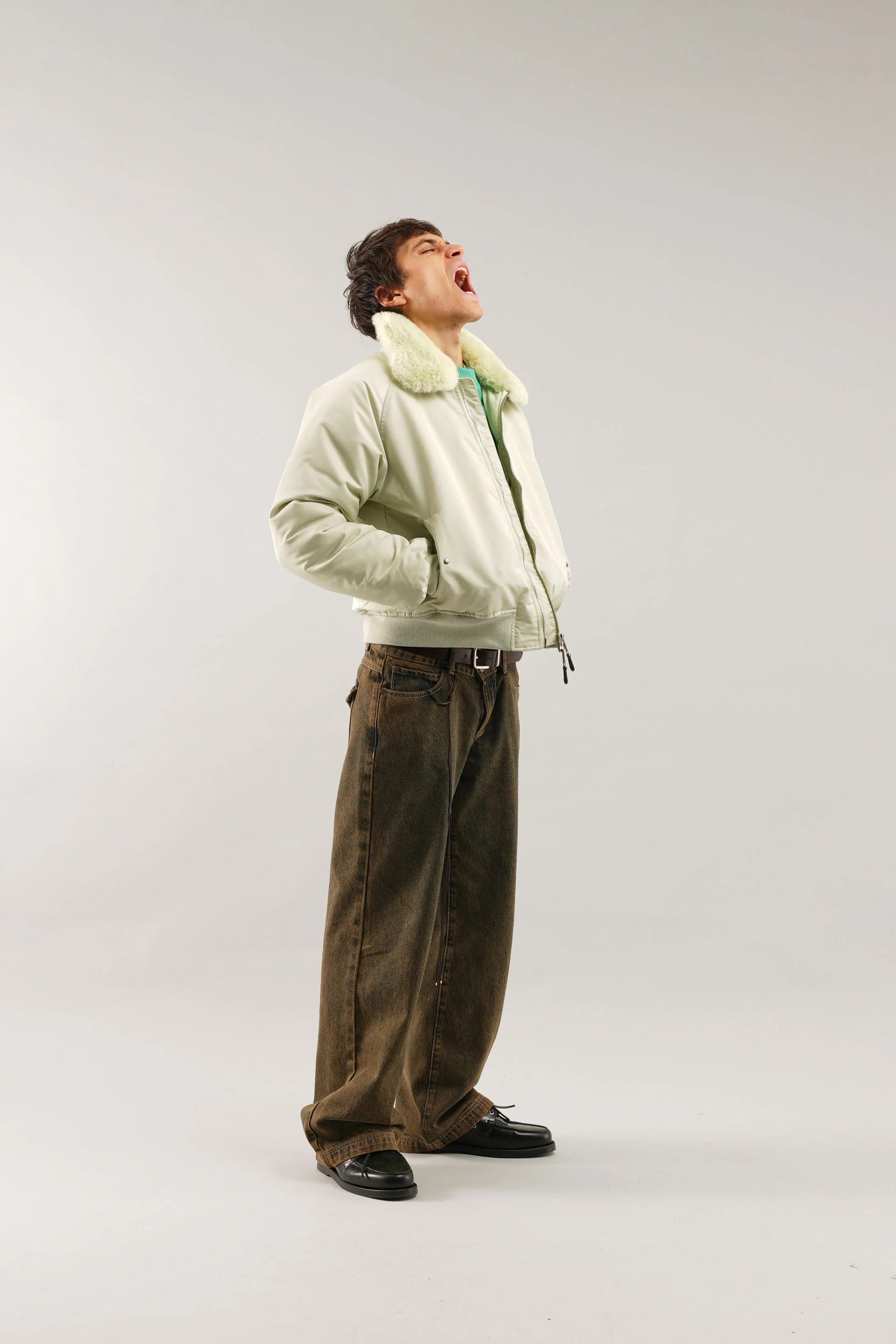 SCFF Green Mint Bomber Jacket - Image 4