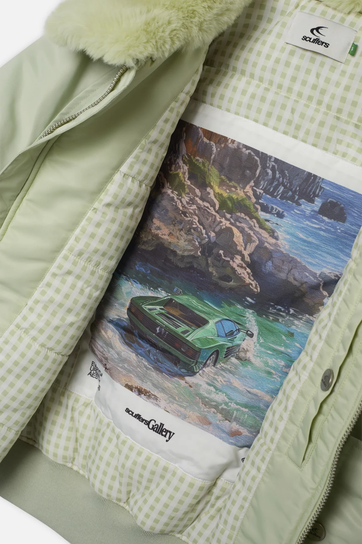 SCFF Green Mint Bomber Jacket - Image 5