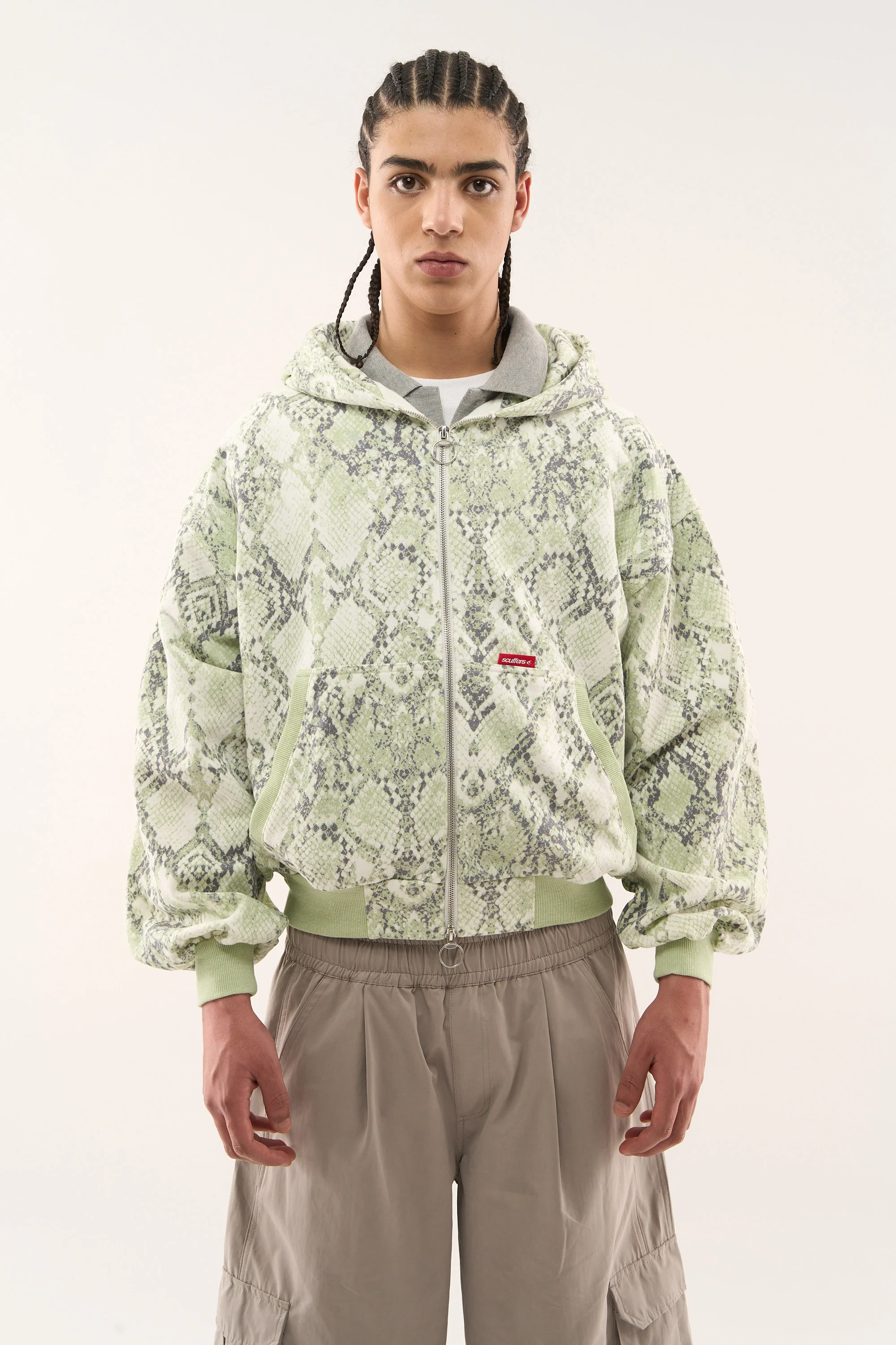 SCFF Green Snake Zipper - Image 3