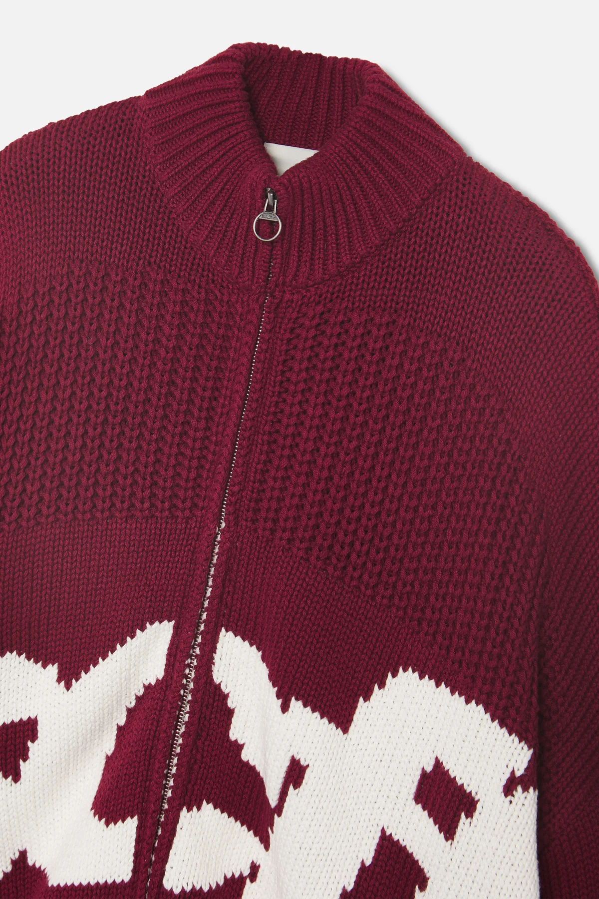 Scff Red Knit Zipper - Image 7