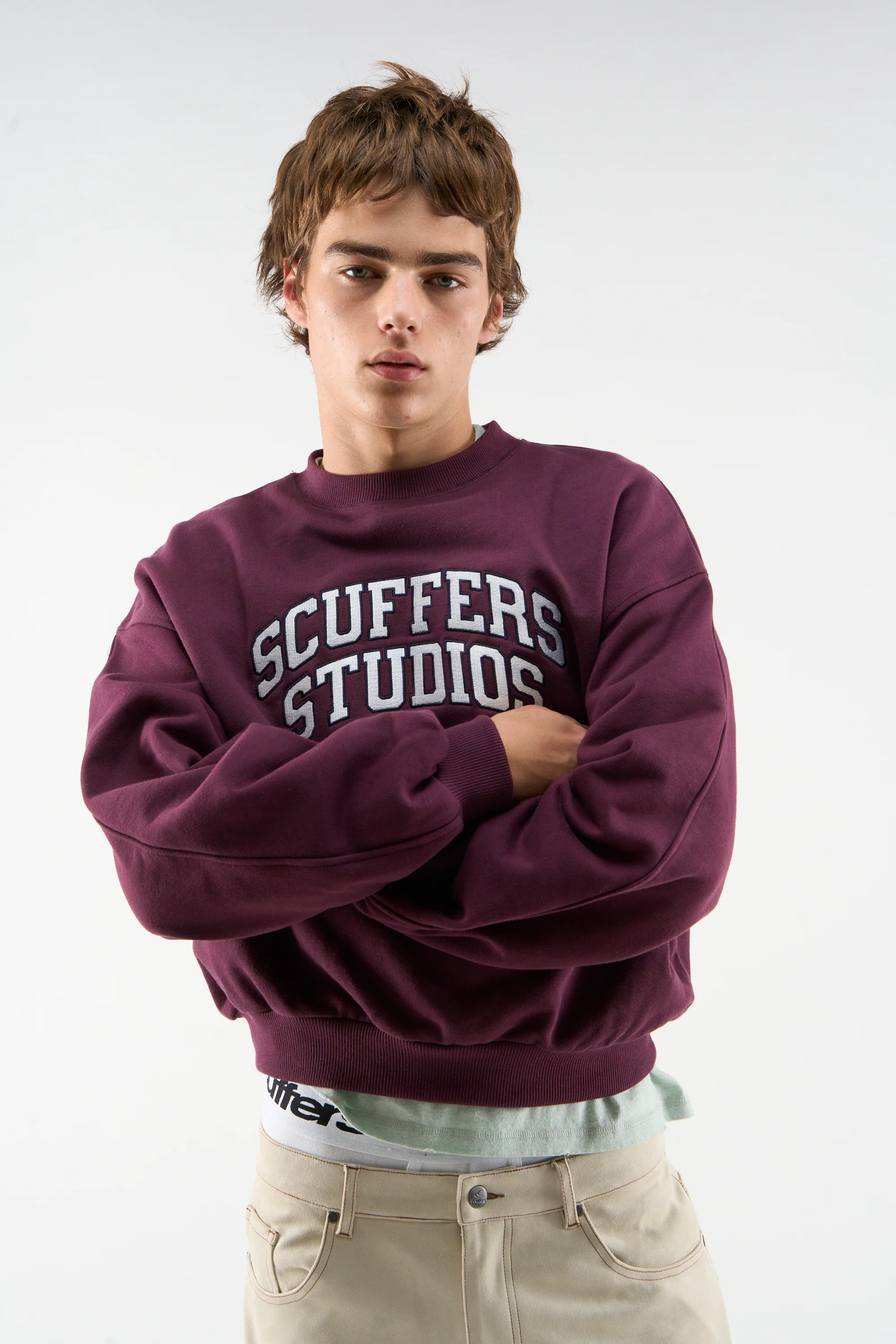 Semi Burgundy Crewneck - Image 3