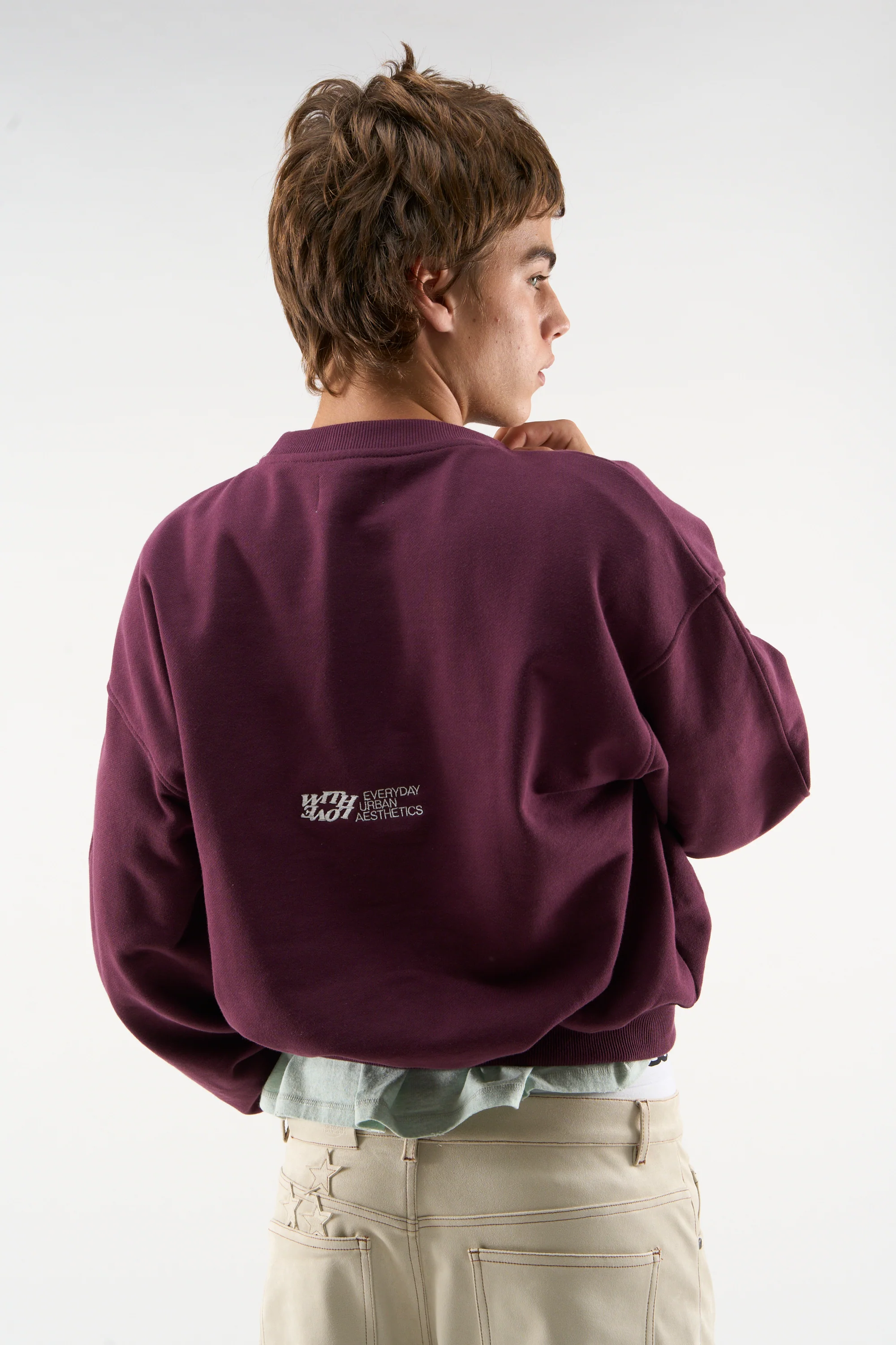 Semi Burgundy Crewneck - Image 4