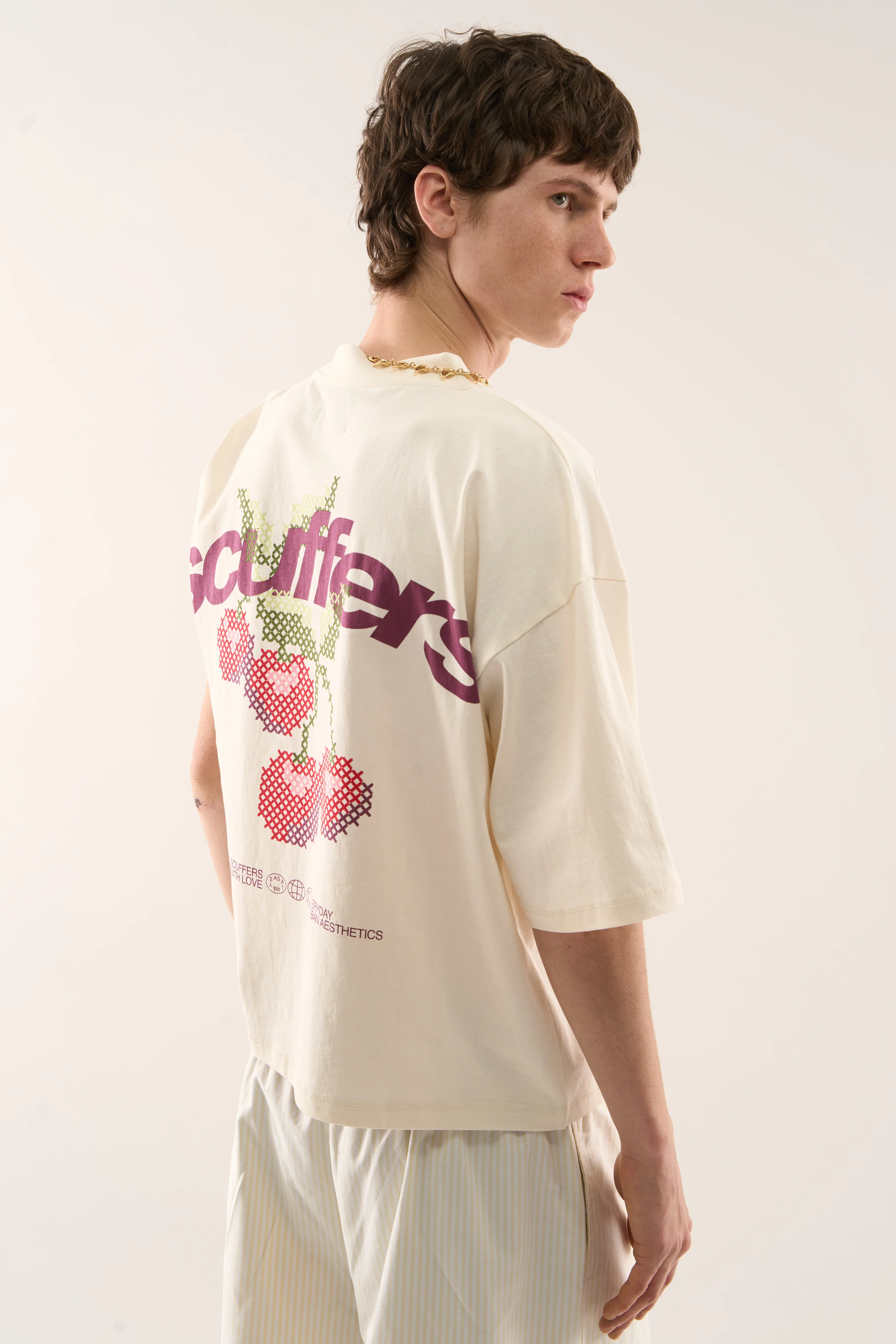 Sicilia Ecru T-Shirt - Image 4