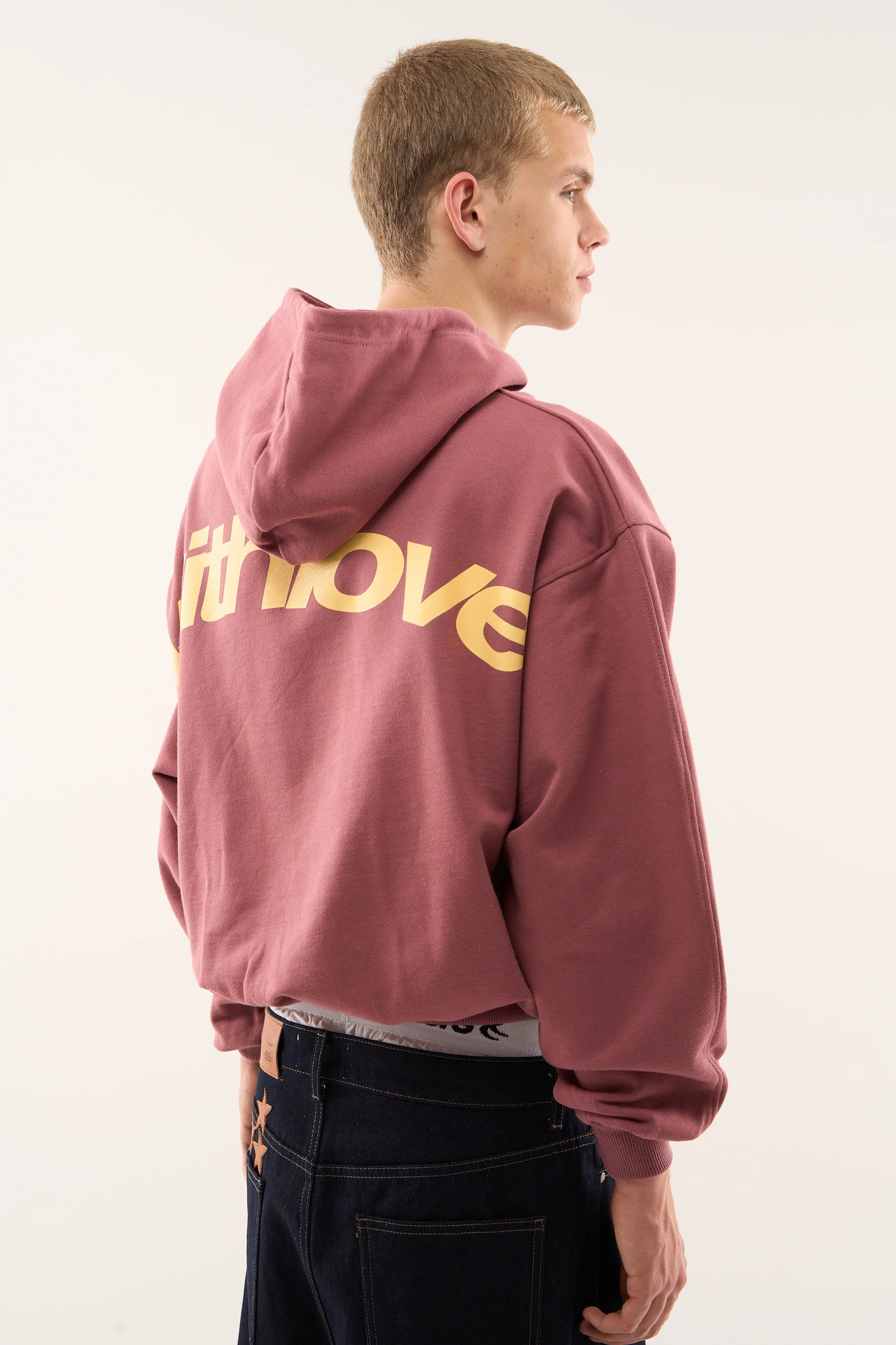 Sign Burgundy Hoodie - Image 5