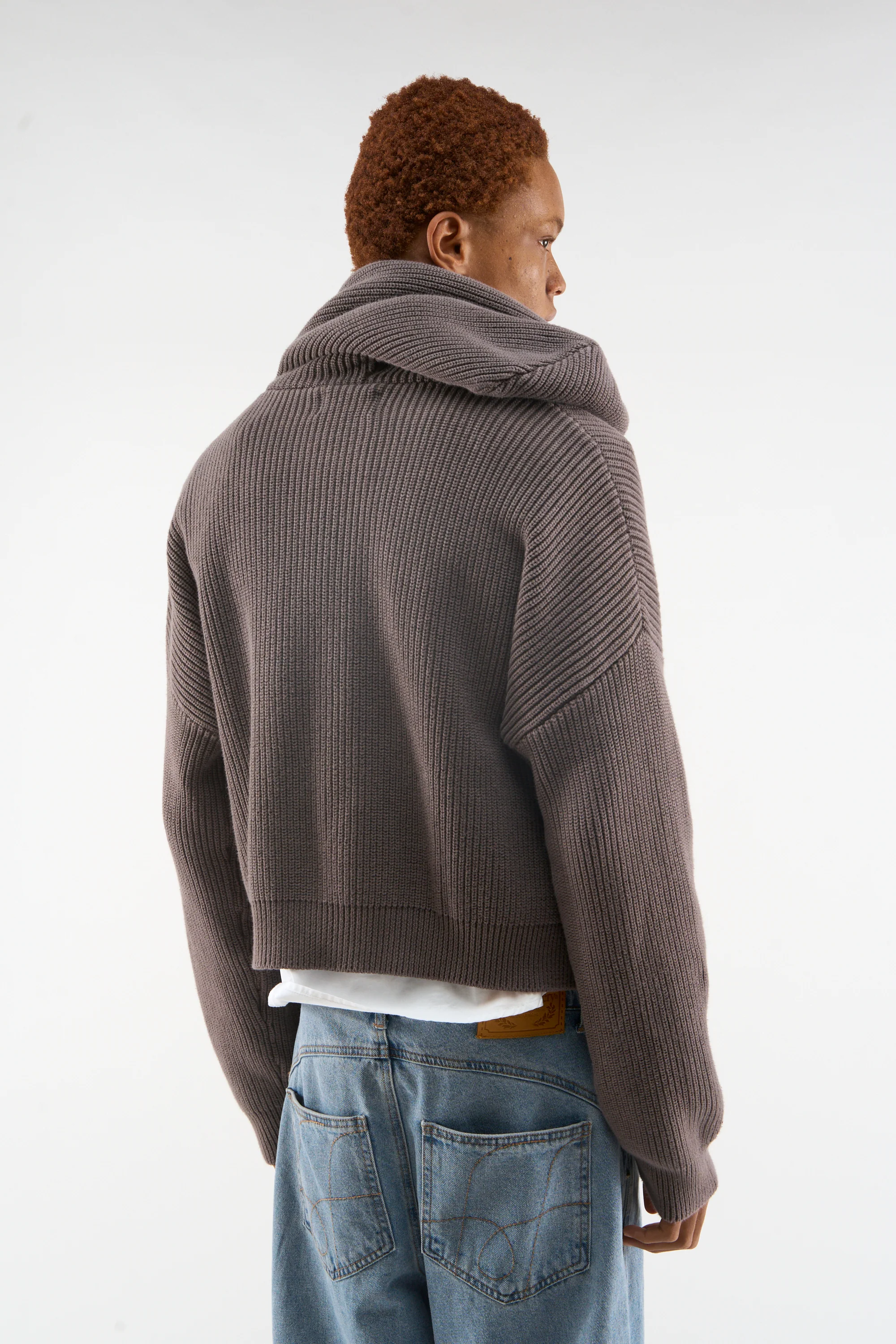Signal Brown Knit Zipper - Image 3