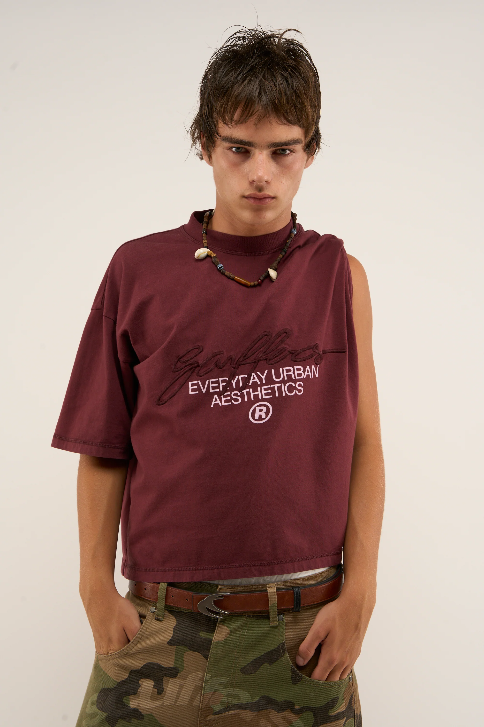 New Signature Burgundy T-Shirt - Image 7