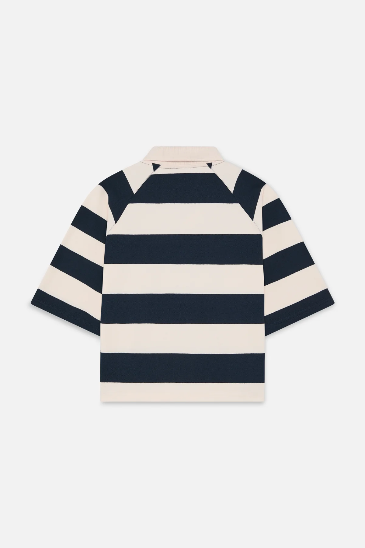 Signature Navy Striped Polo - Image 3