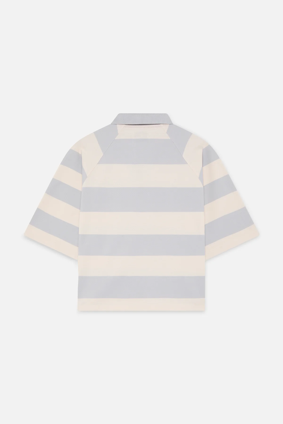 Signature Light Blue Striped Polo - Image 3
