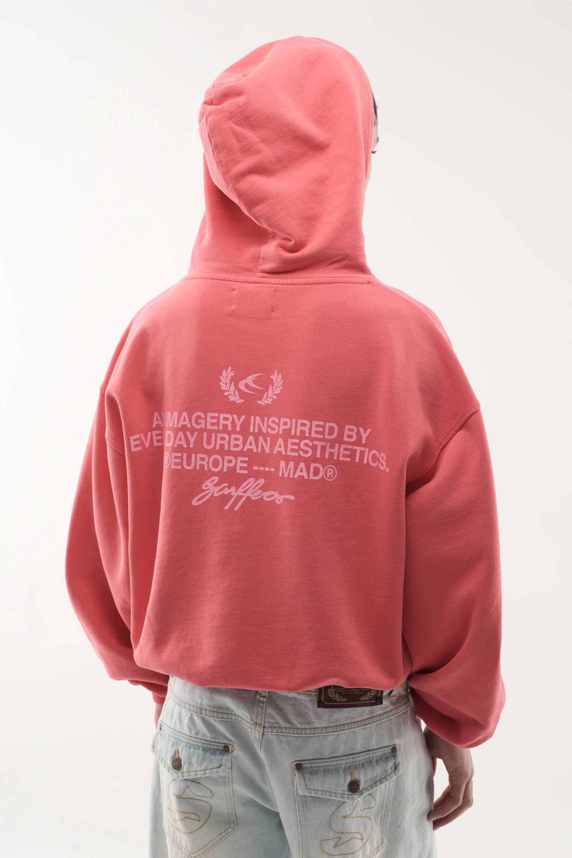 Signature Light Red Hoodie - Image 3