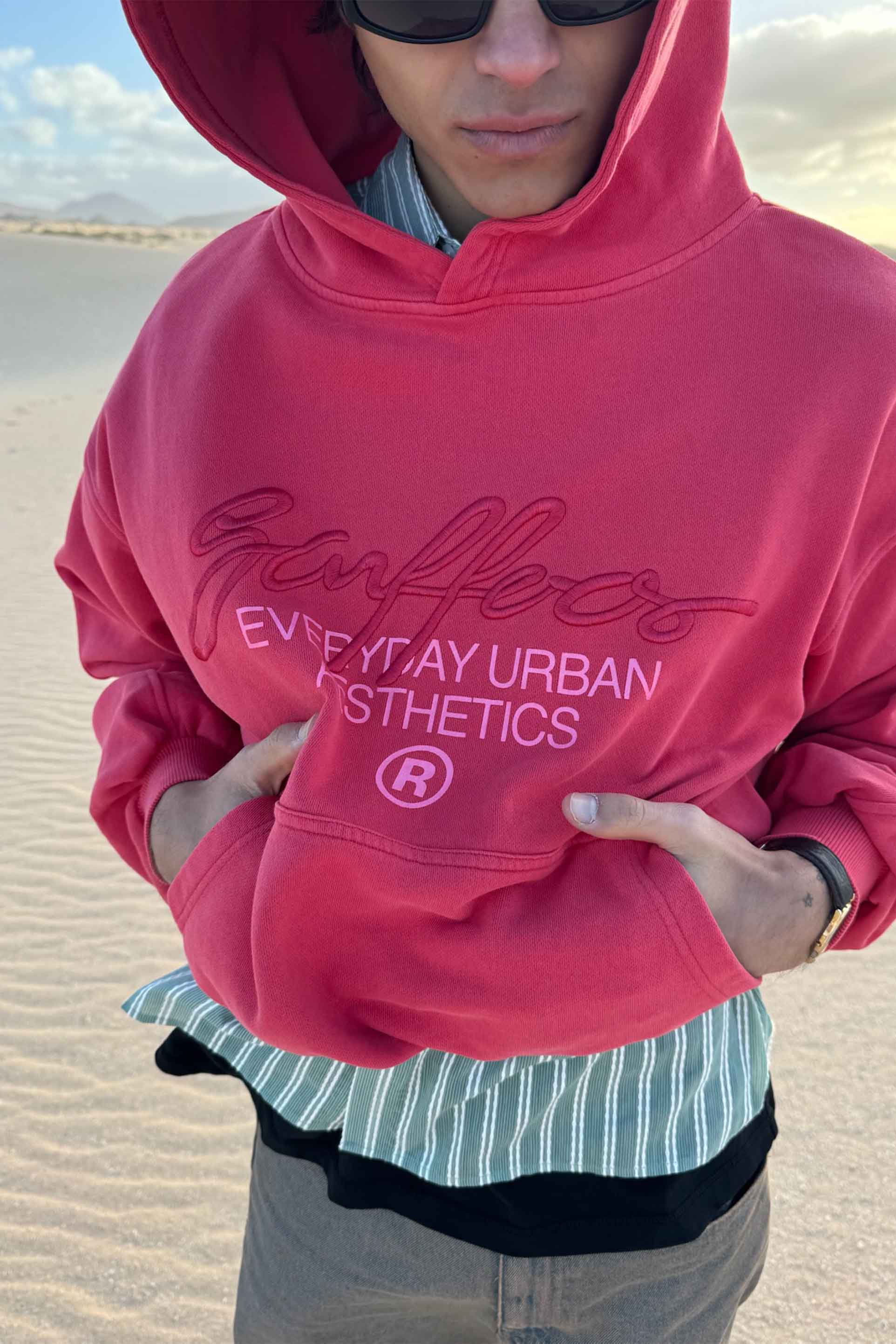 Signature Light Red Hoodie - Image 4