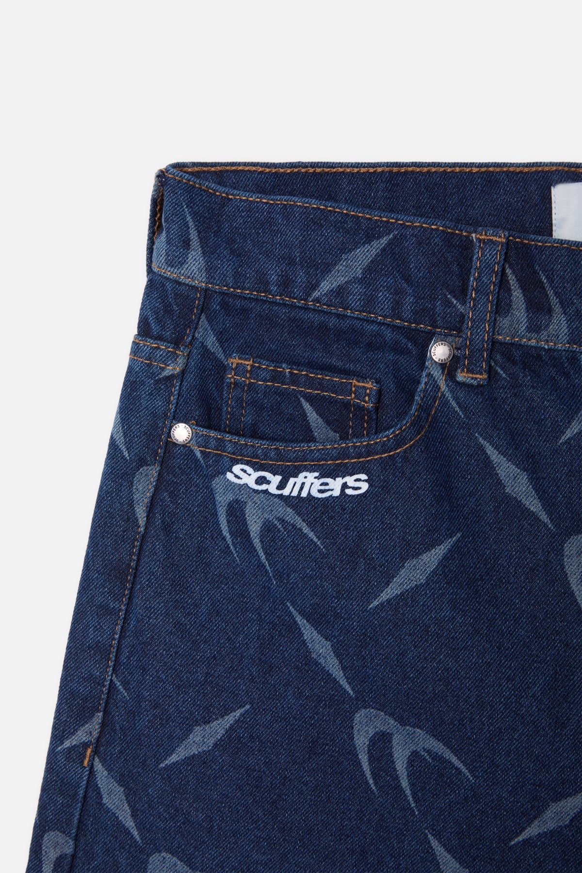 Silver Dark Blue Jorts - Image 7