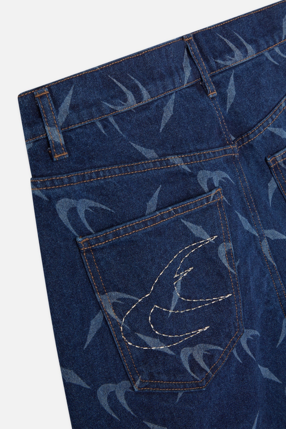 Silver Dark Blue Jorts - Image 9
