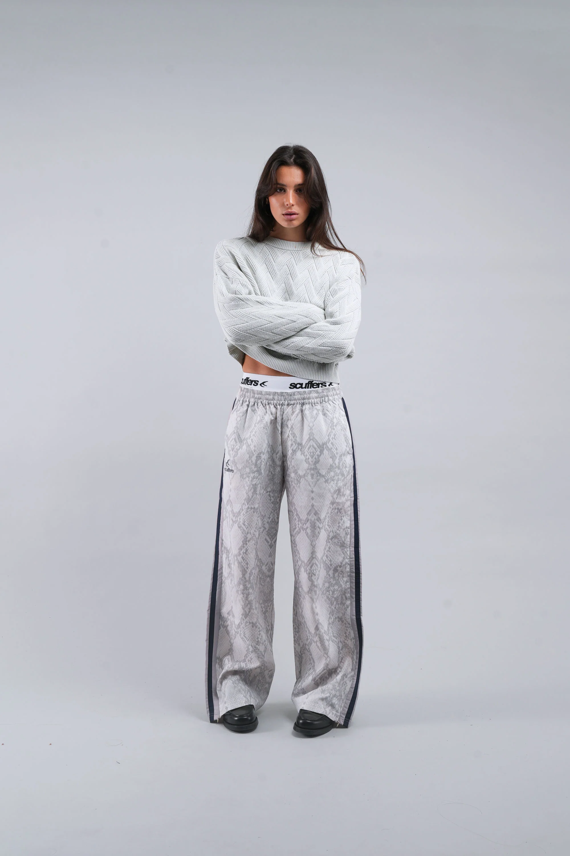 Snake Light Grey Tech Pants - Image 2
