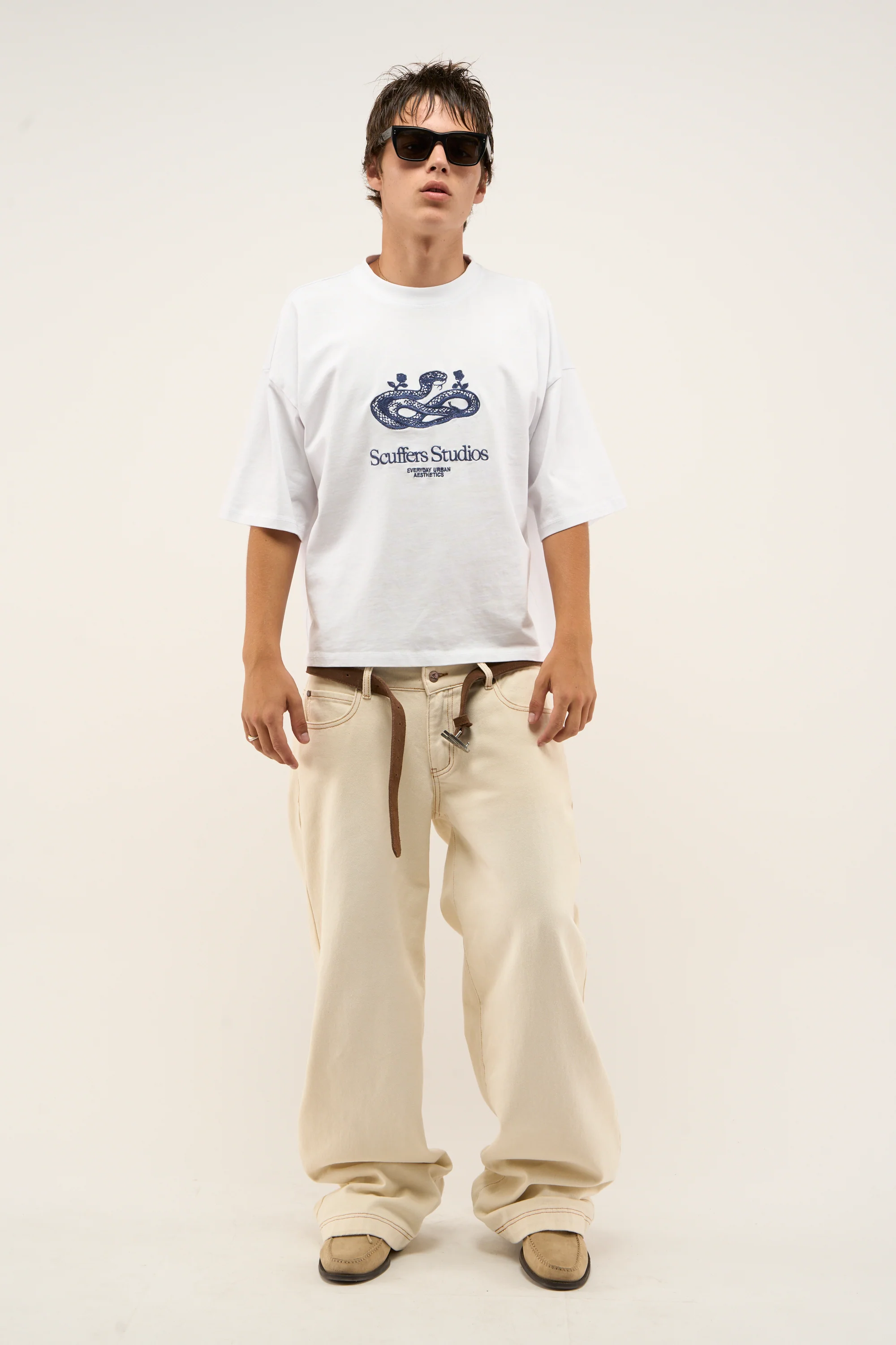 Snake White T-Shirt - Image 2