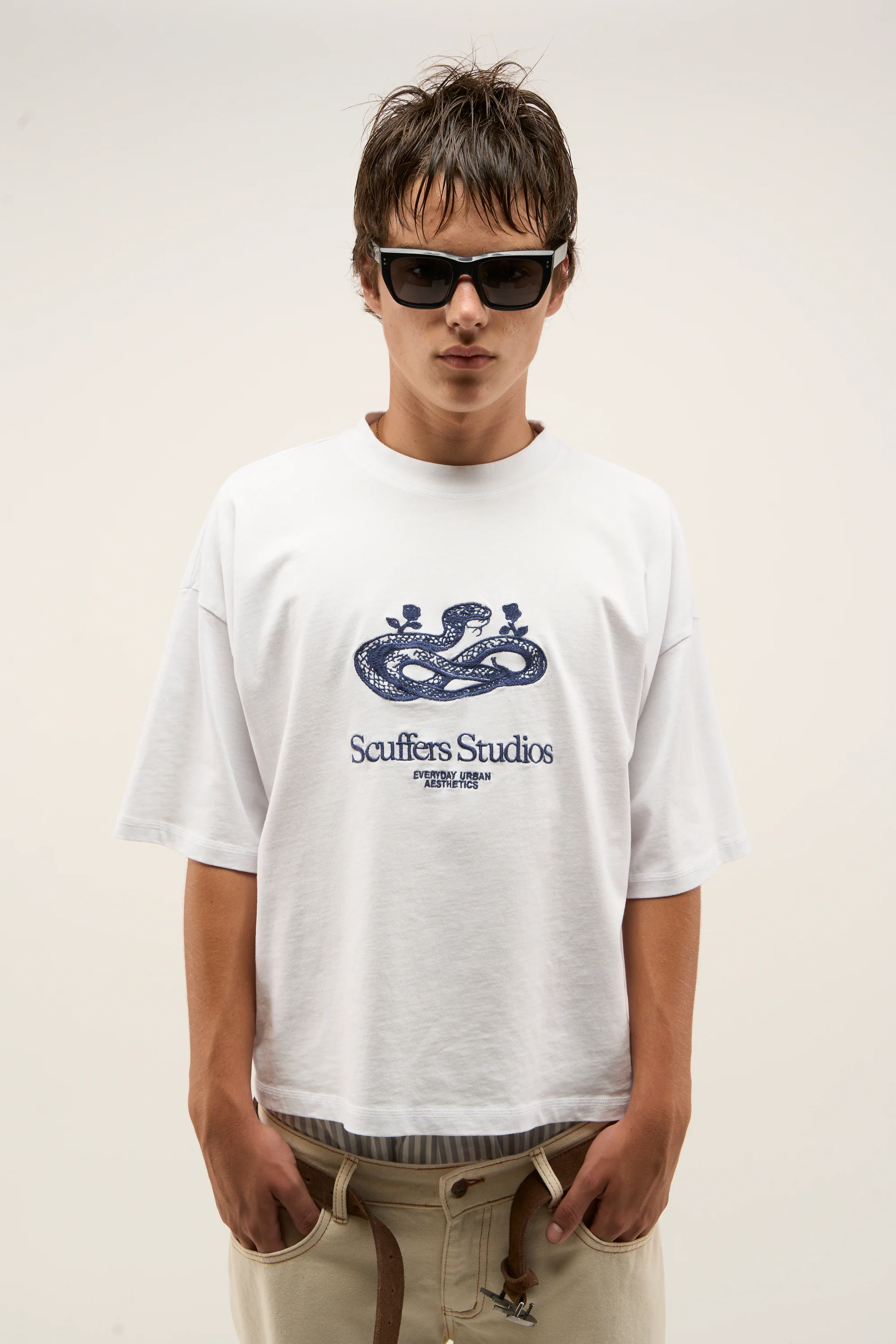 Snake White T-Shirt - Image 6
