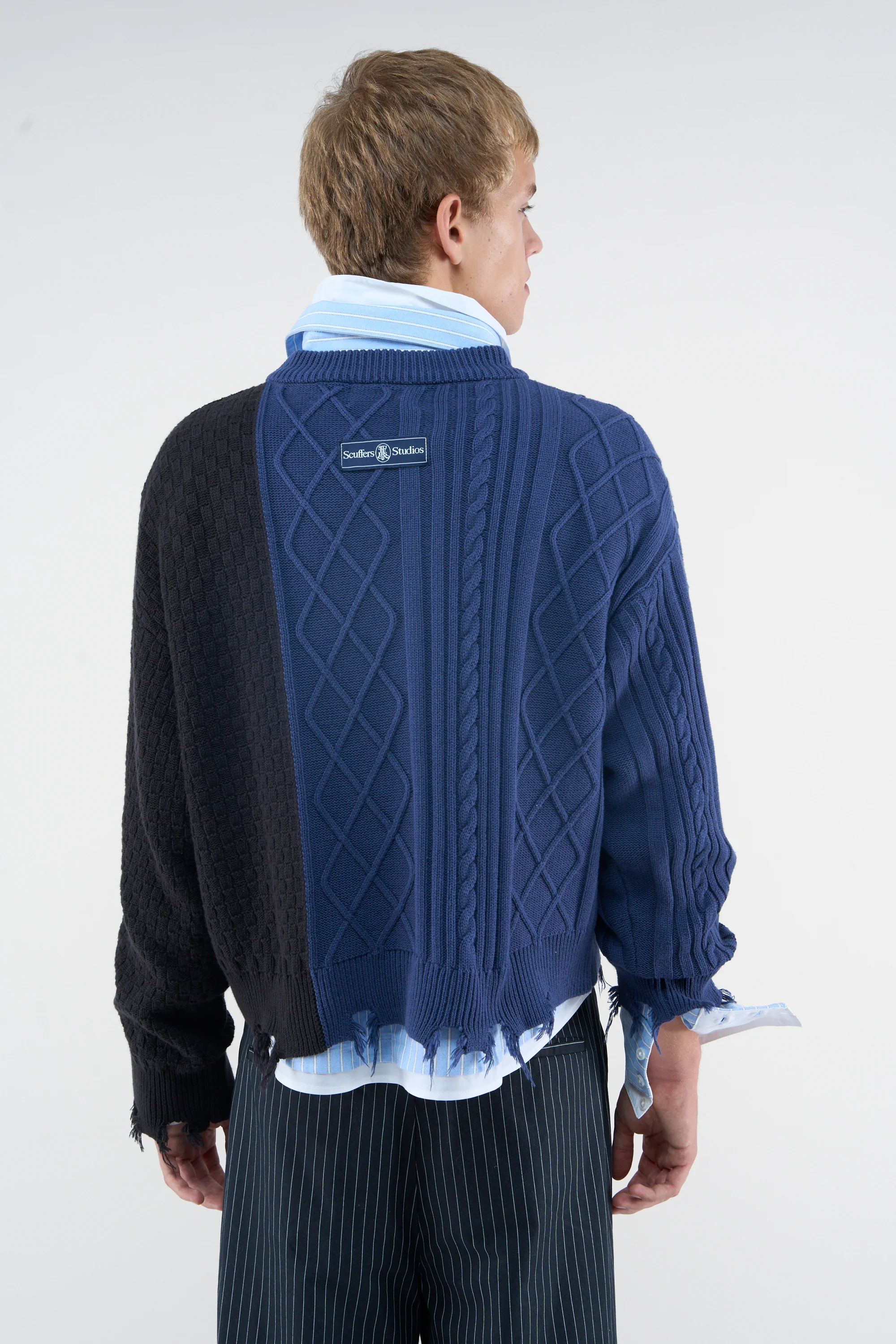 Split Blue Knit - Image 4