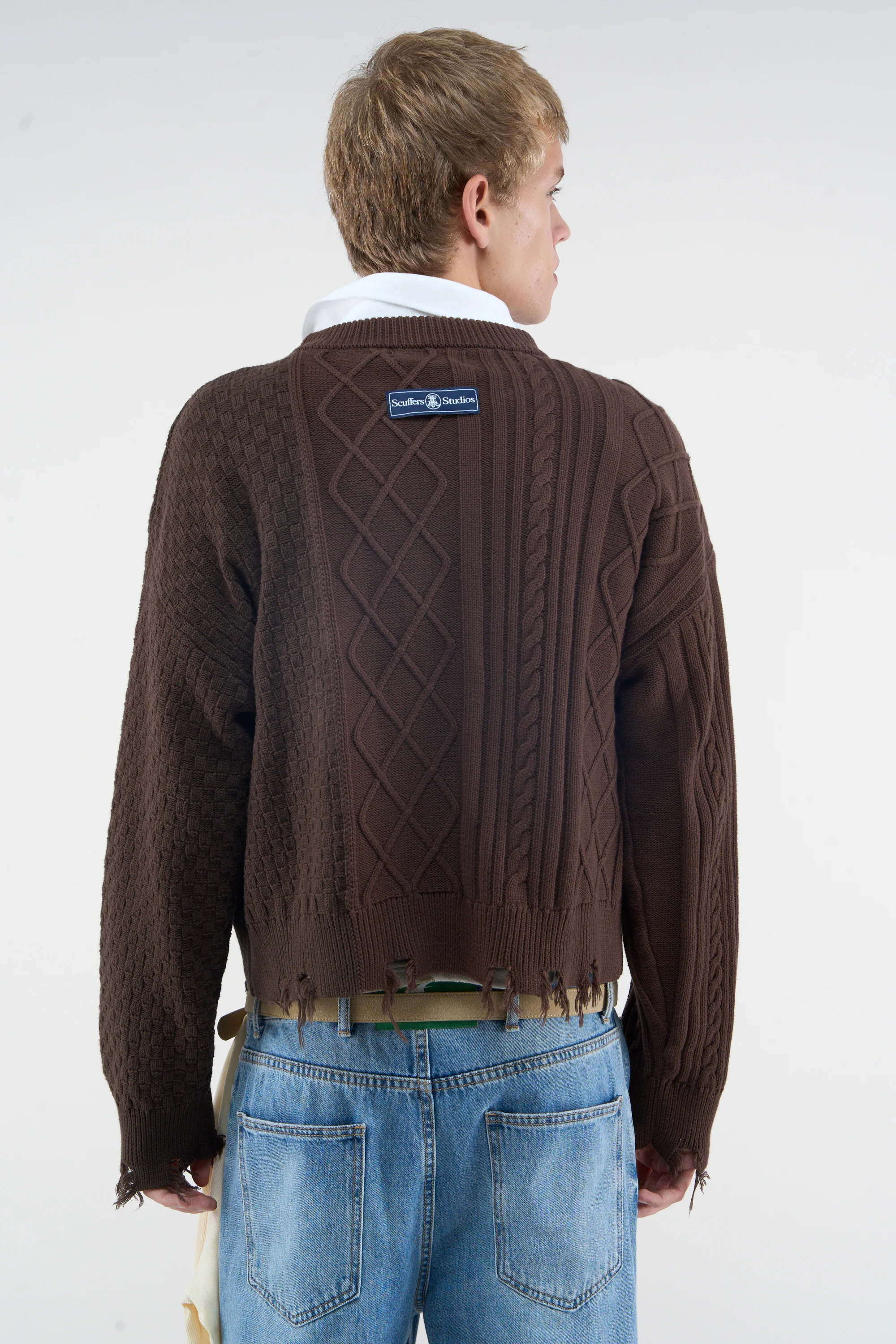 Split Brown Knit - Image 4