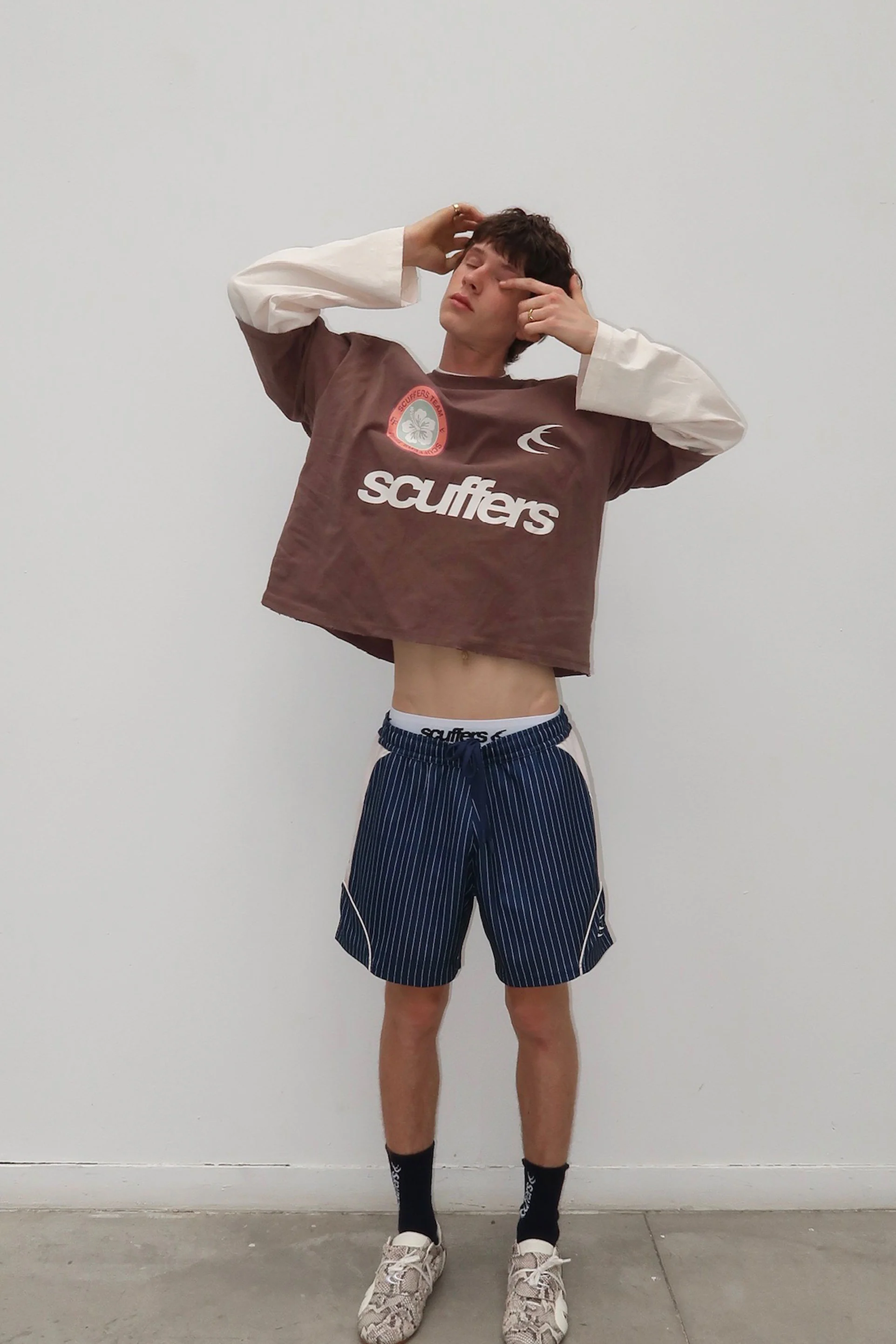Sport Couture Navy Shorts - Image 6