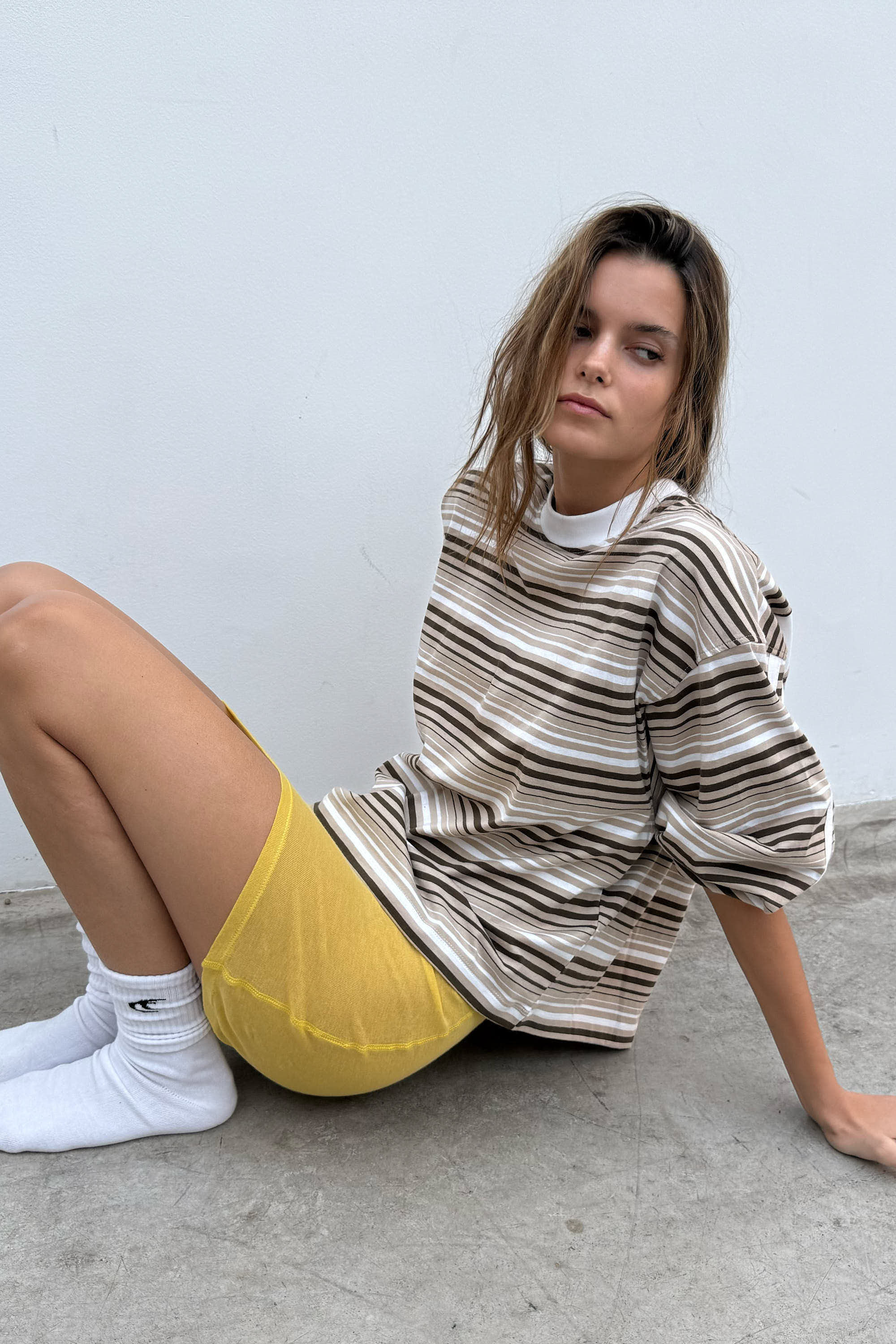 Sport Tech Brown Striped Longsleeve - Image 5