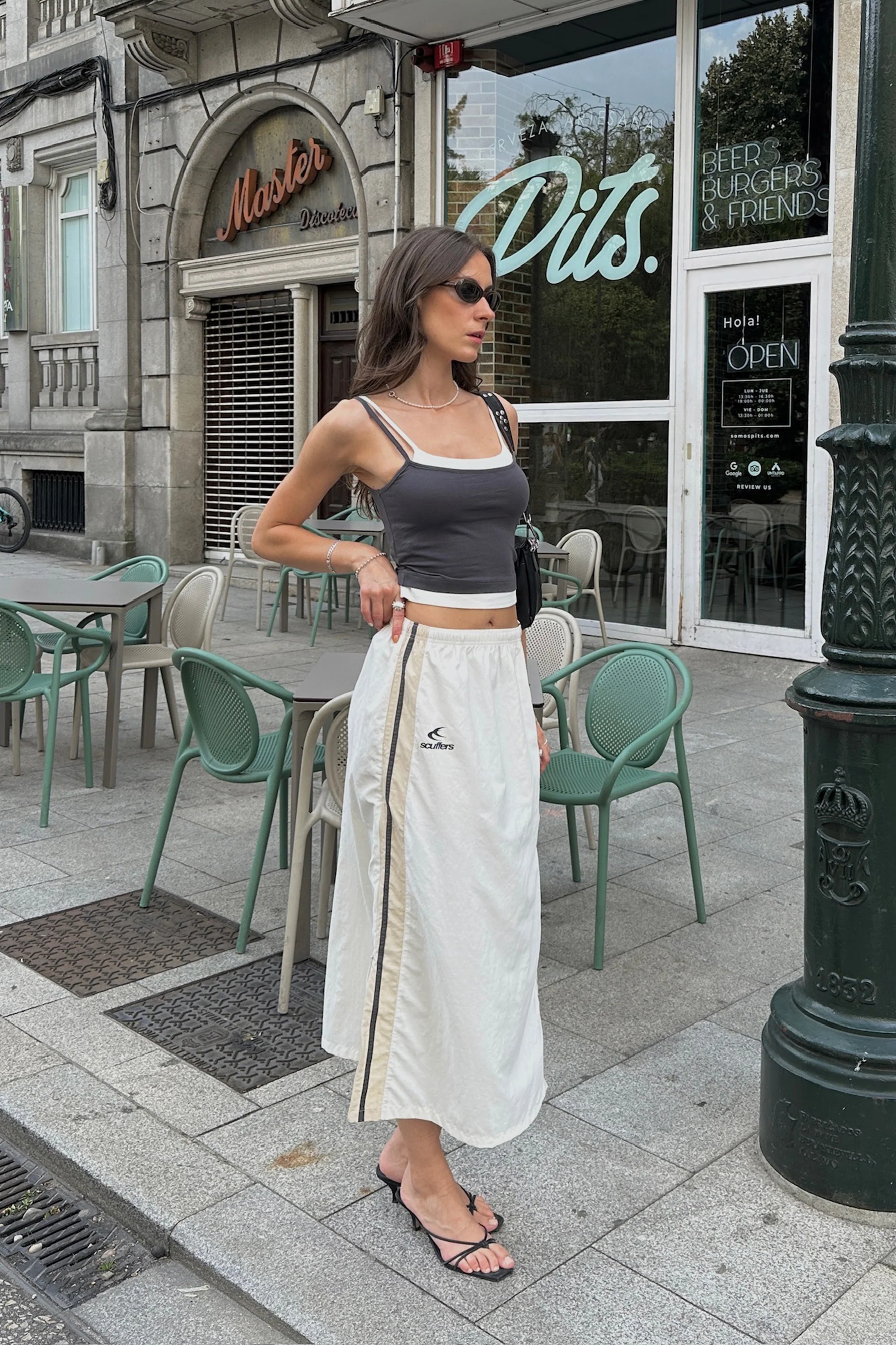 Sports Tech Ecru Skirt - Image 5