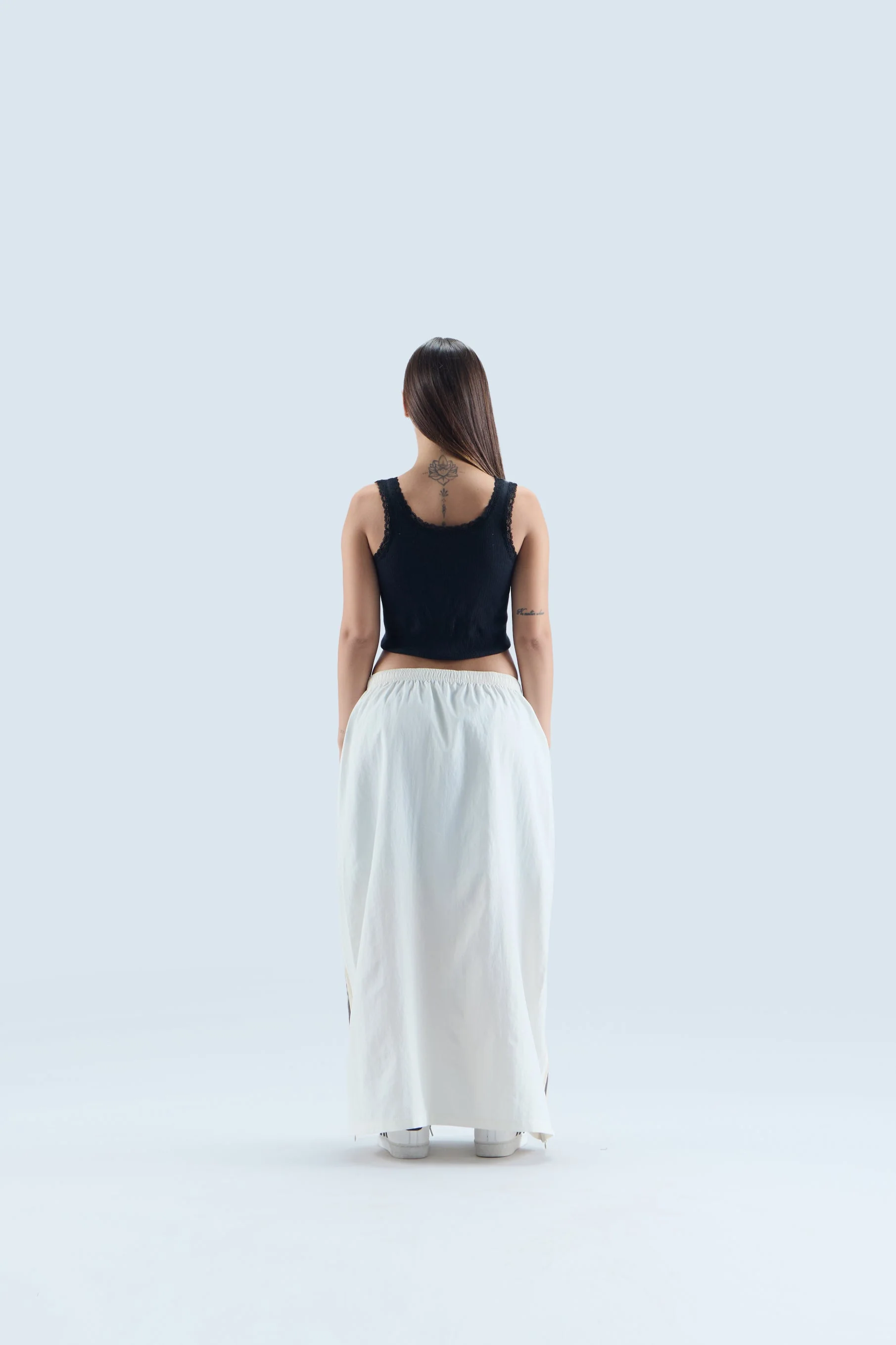 Sports Tech Ecru Skirt - Image 8