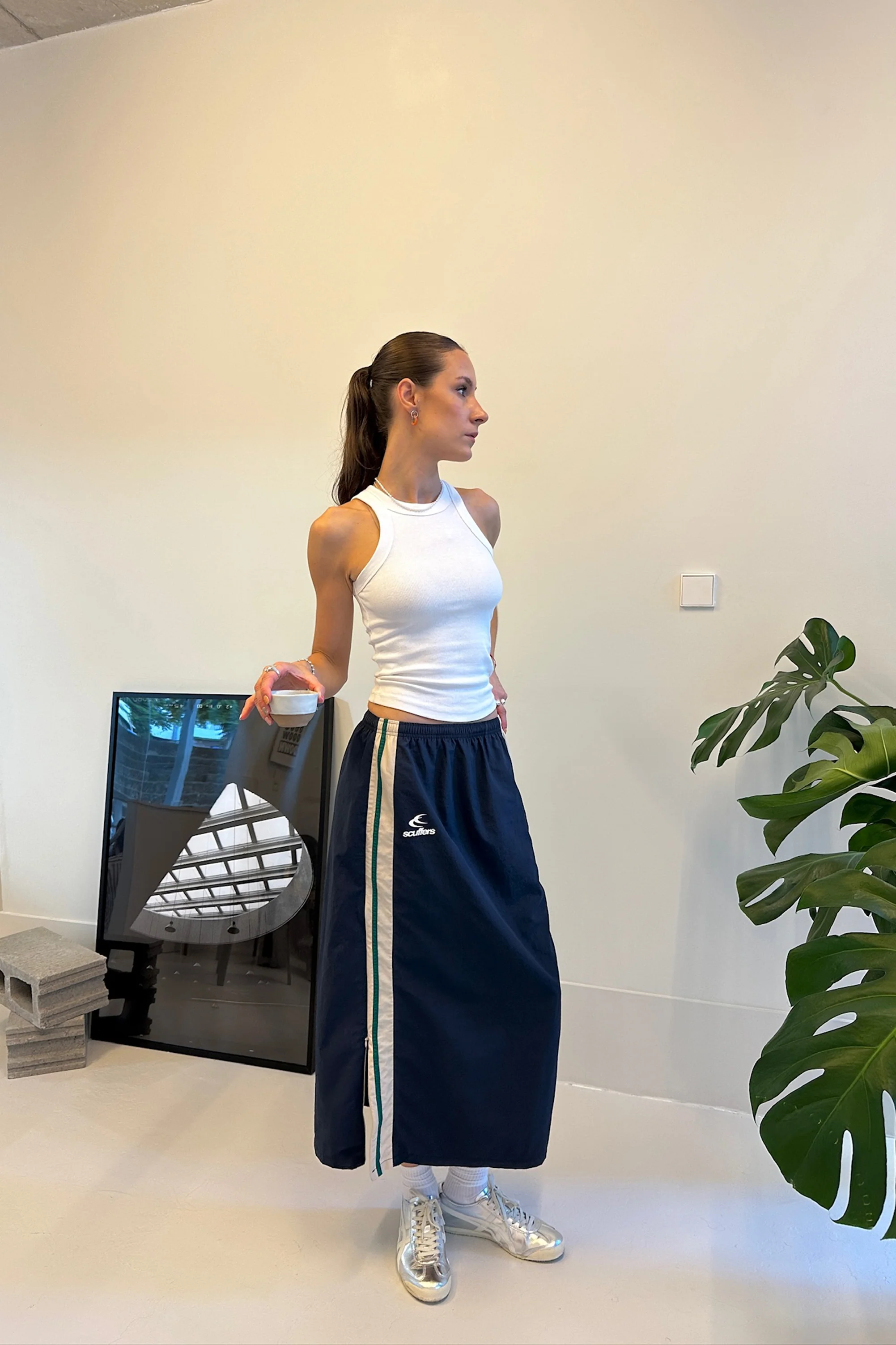 Sports Tech Navy Blue Skirt - Image 5