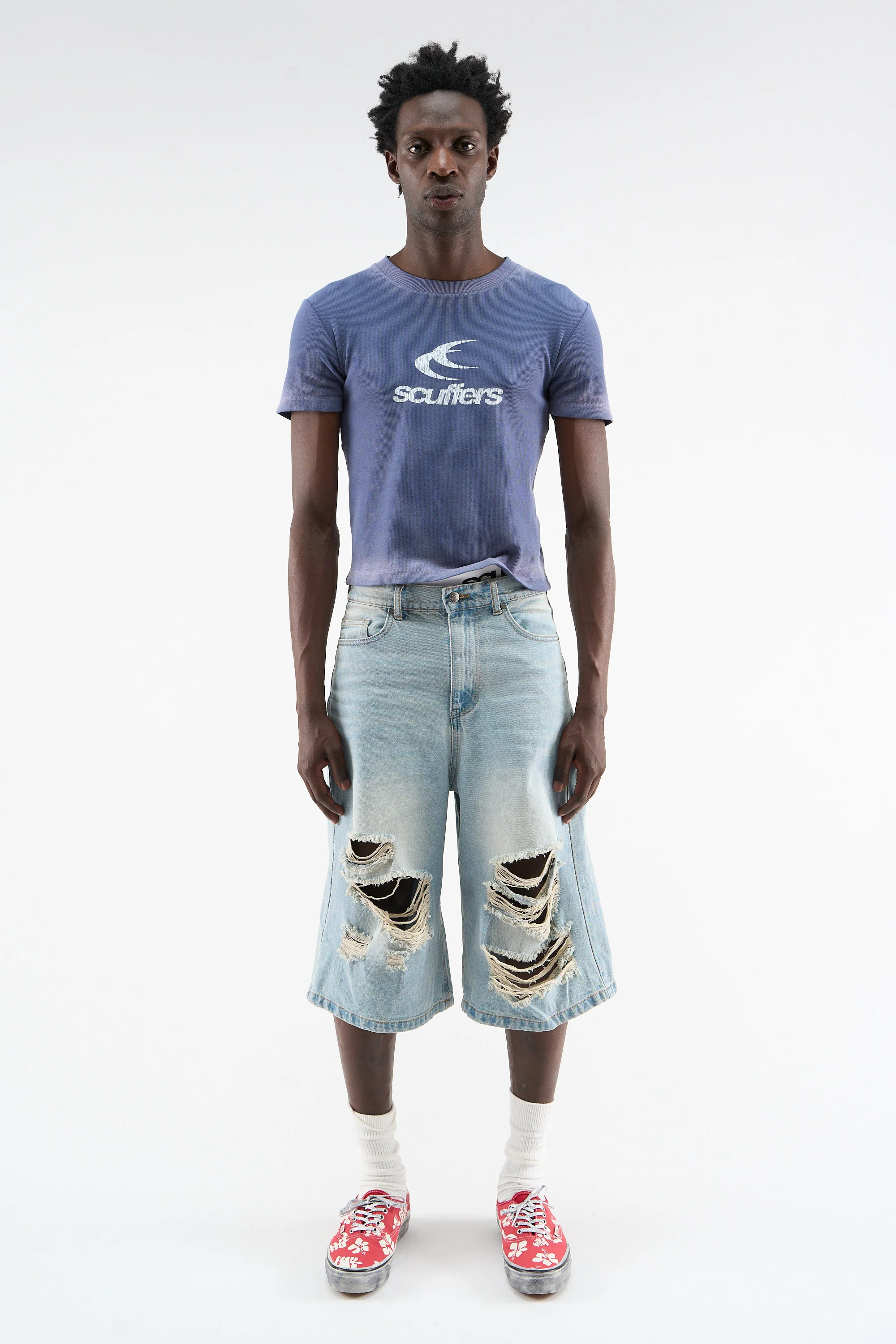 SS26 Jumbo Light Blue Jorts - Image 2