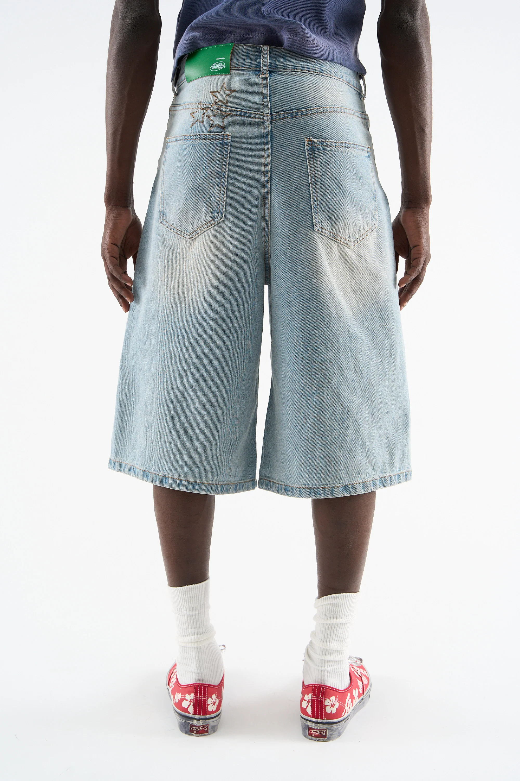SS26 Jumbo Light Blue Jorts - Image 3